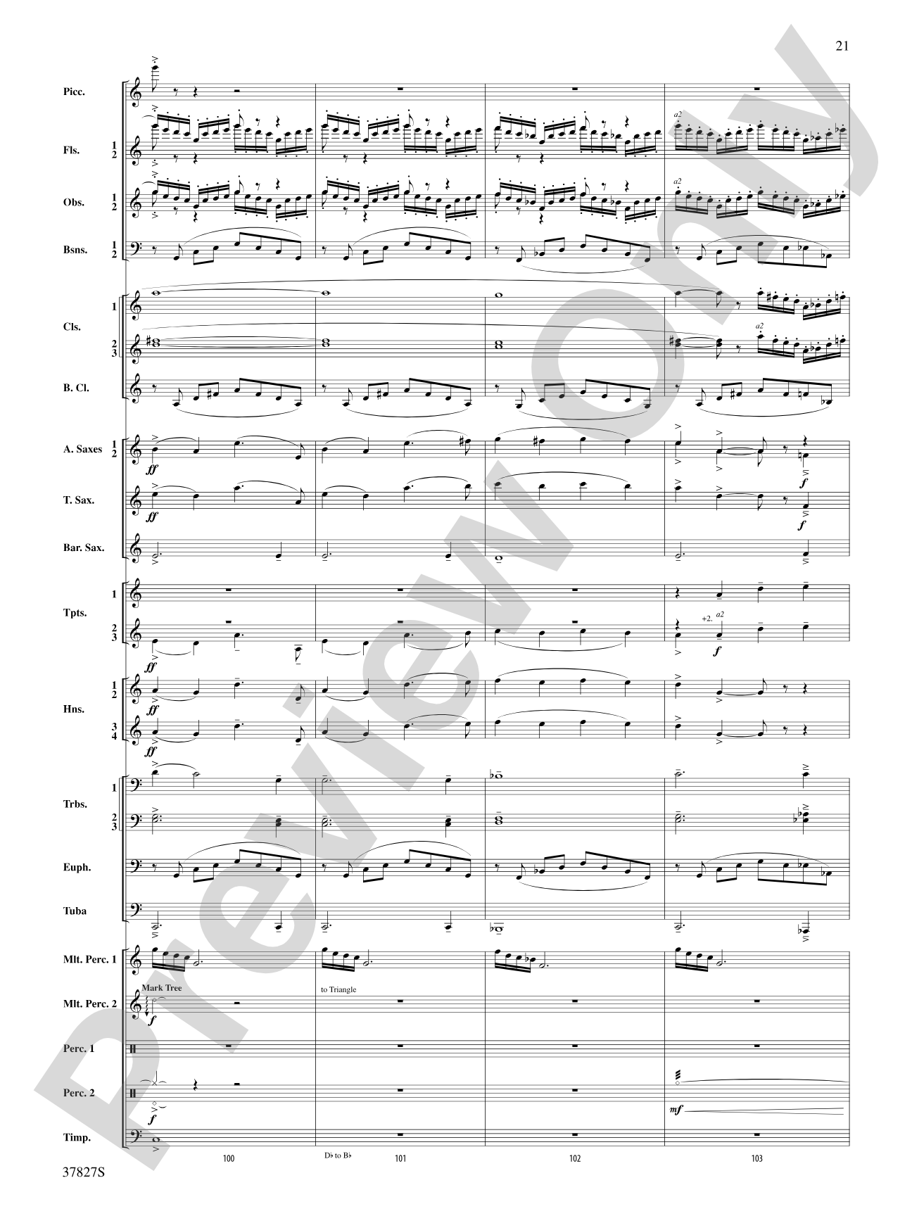 The Winged Stallion: Concert Band Conductor Score & Parts