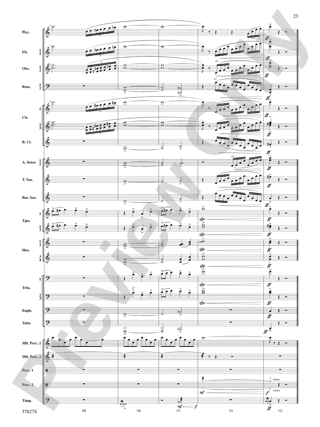 The Winged Stallion: Concert Band Conductor Score & Parts