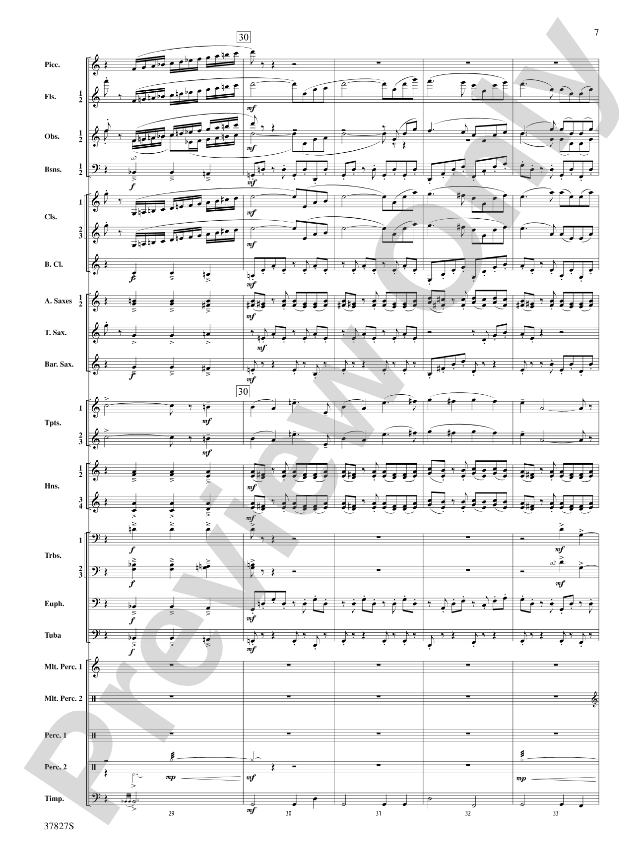 The Winged Stallion: Concert Band Conductor Score & Parts