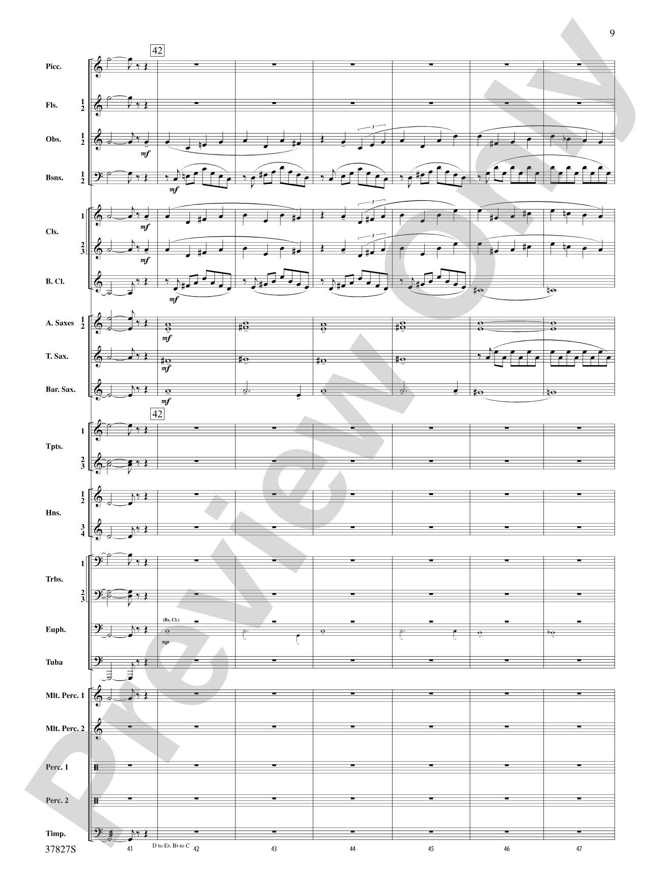 The Winged Stallion: Concert Band Conductor Score & Parts