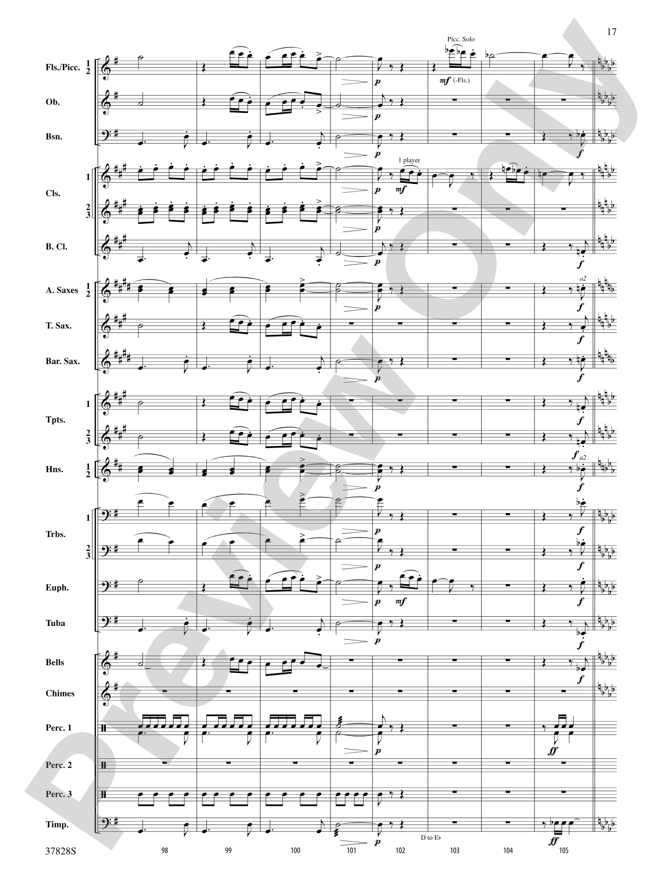 I Saw Three Ships: Concert Band Conductor Score & Parts