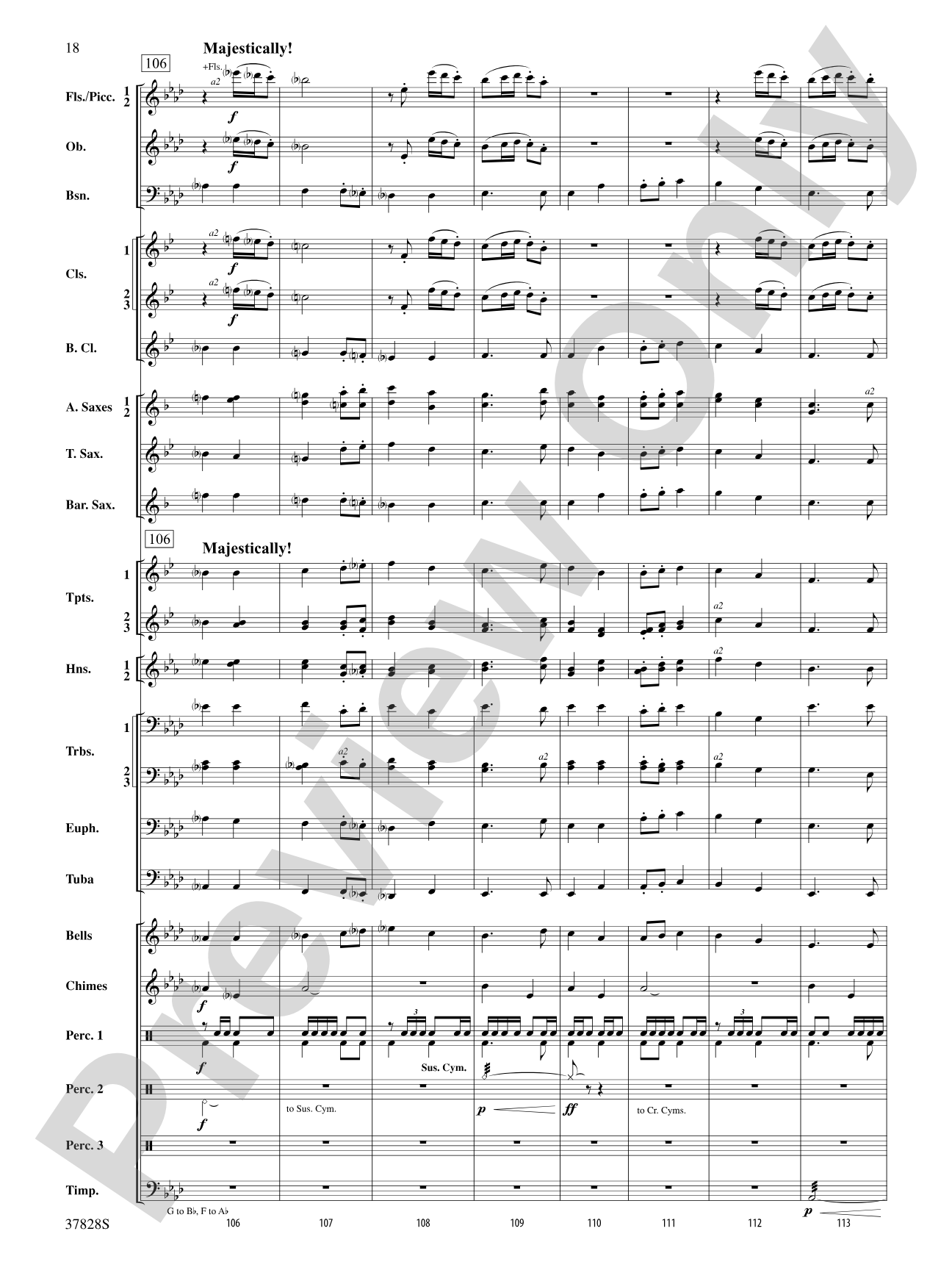 I Saw Three Ships: Concert Band Conductor Score & Parts