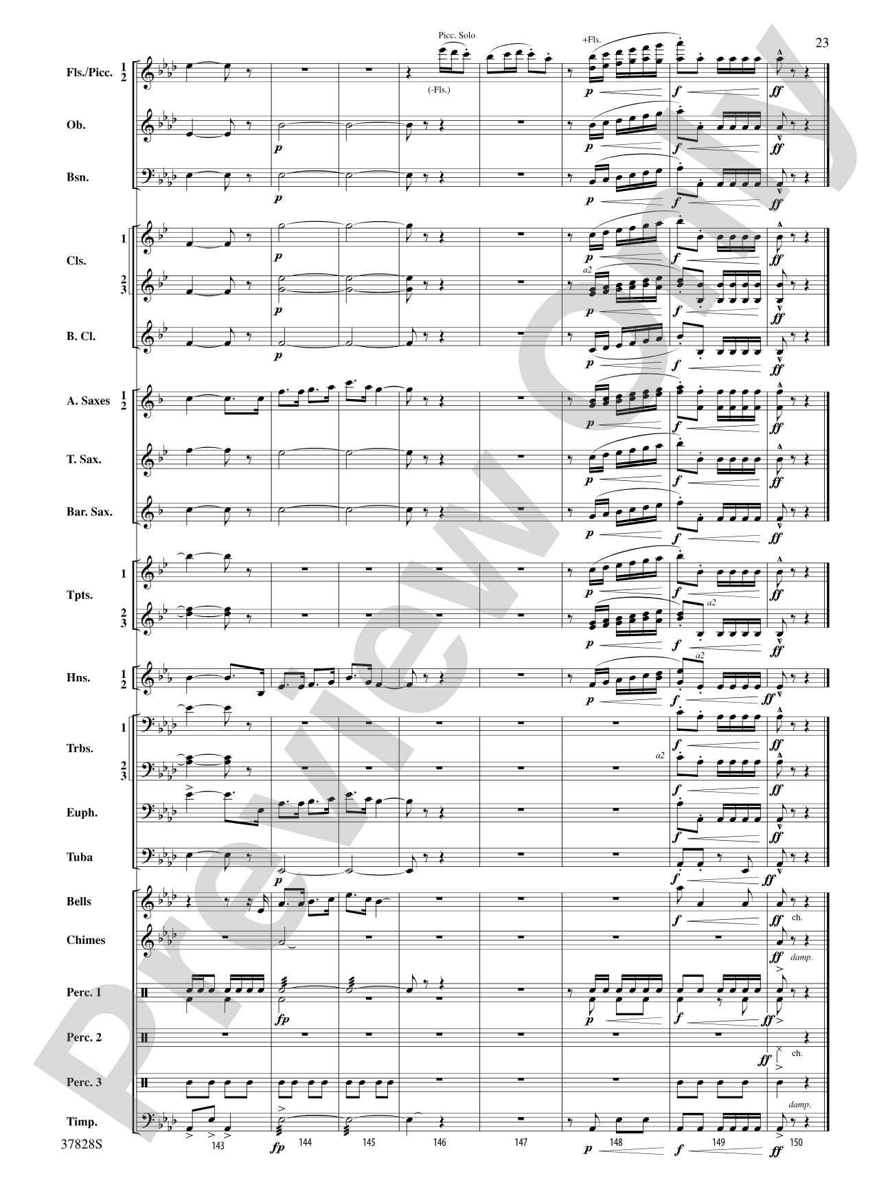 I Saw Three Ships: Concert Band Conductor Score & Parts