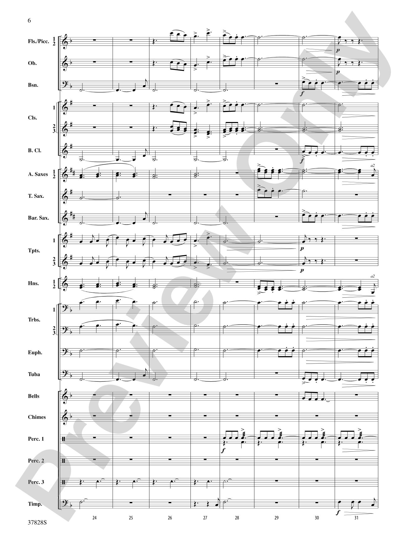I Saw Three Ships: Concert Band Conductor Score & Parts