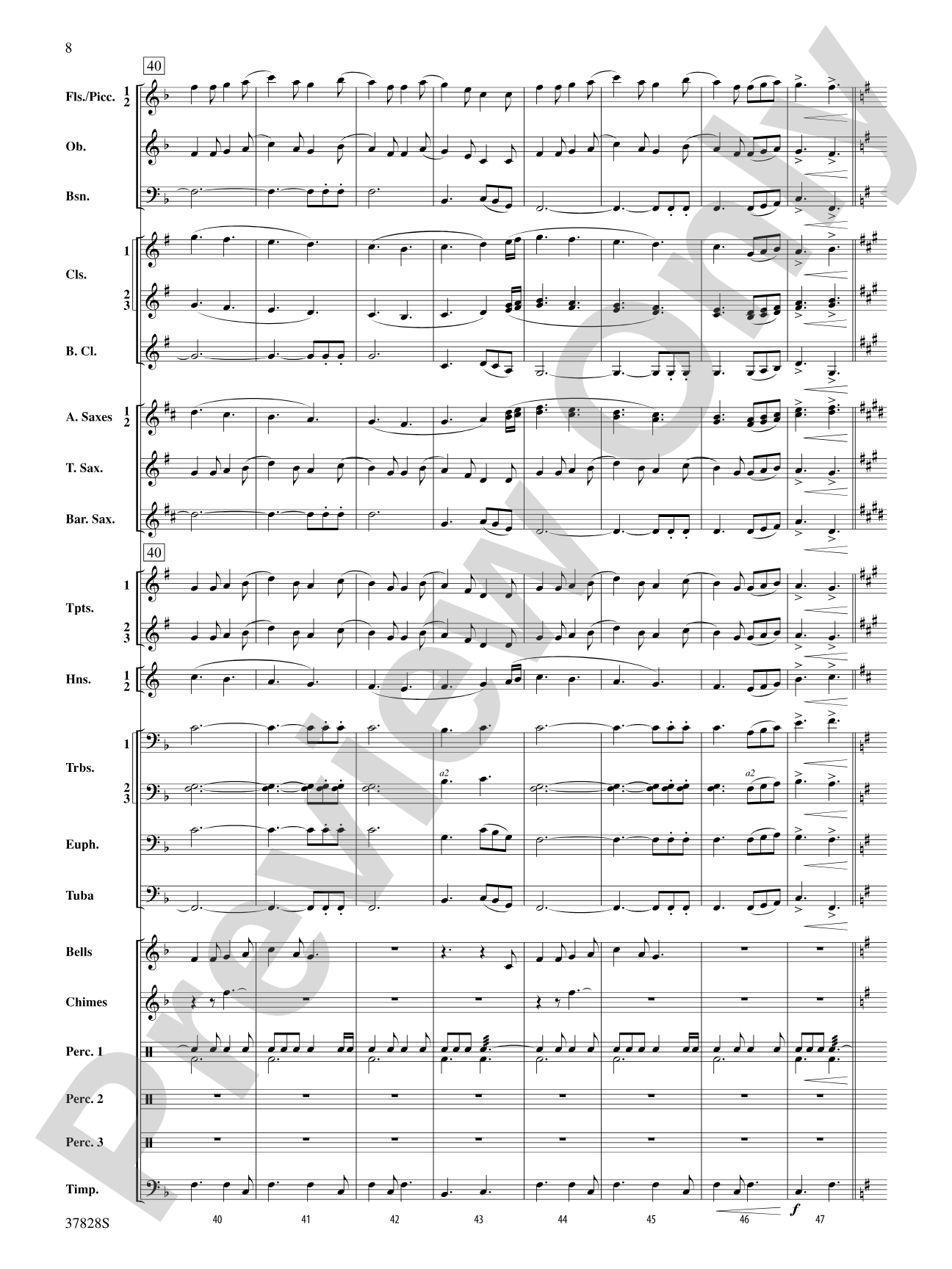 I Saw Three Ships: Concert Band Conductor Score & Parts