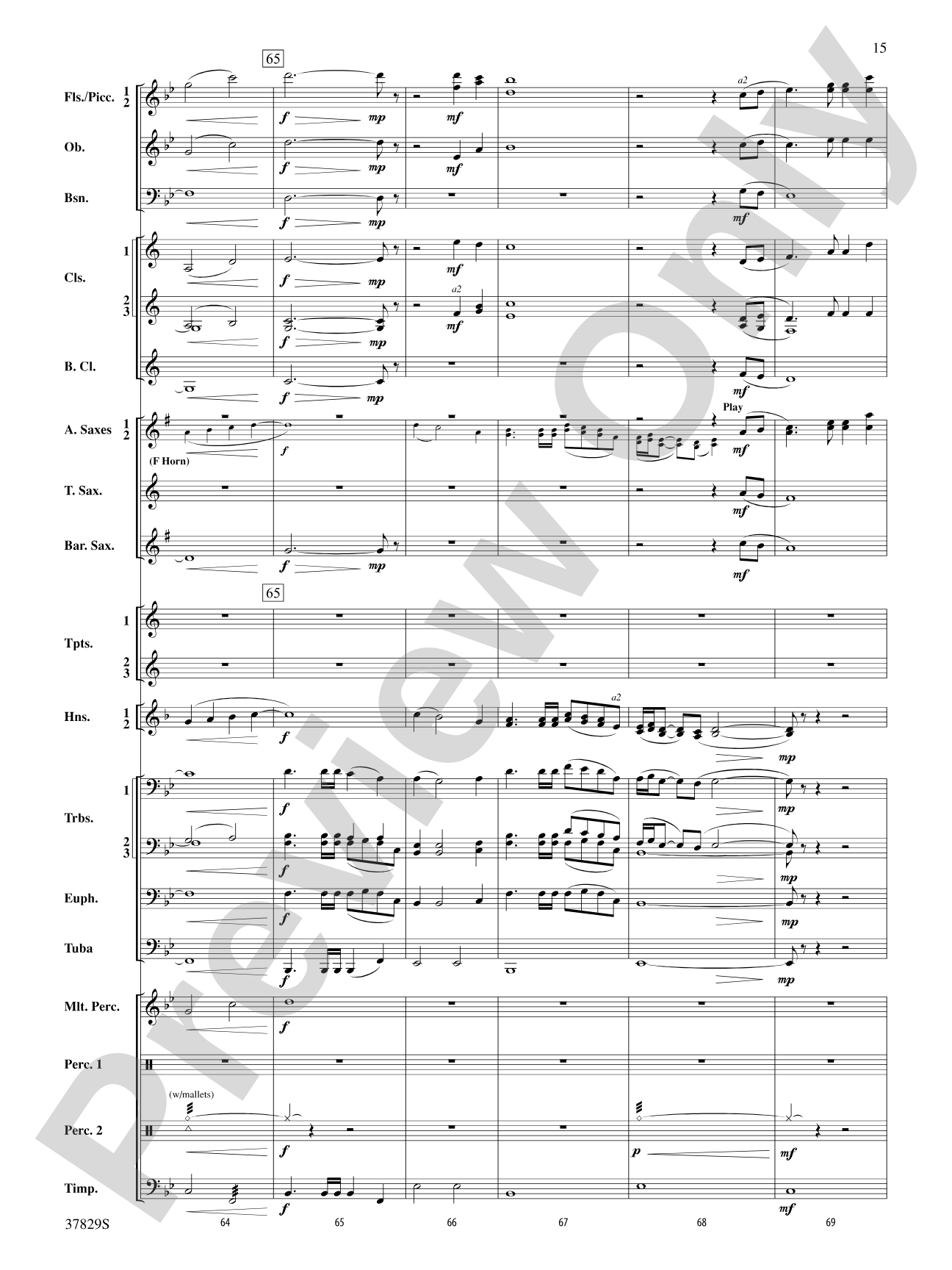Vertigo: Concert Band Conductor Score & Parts