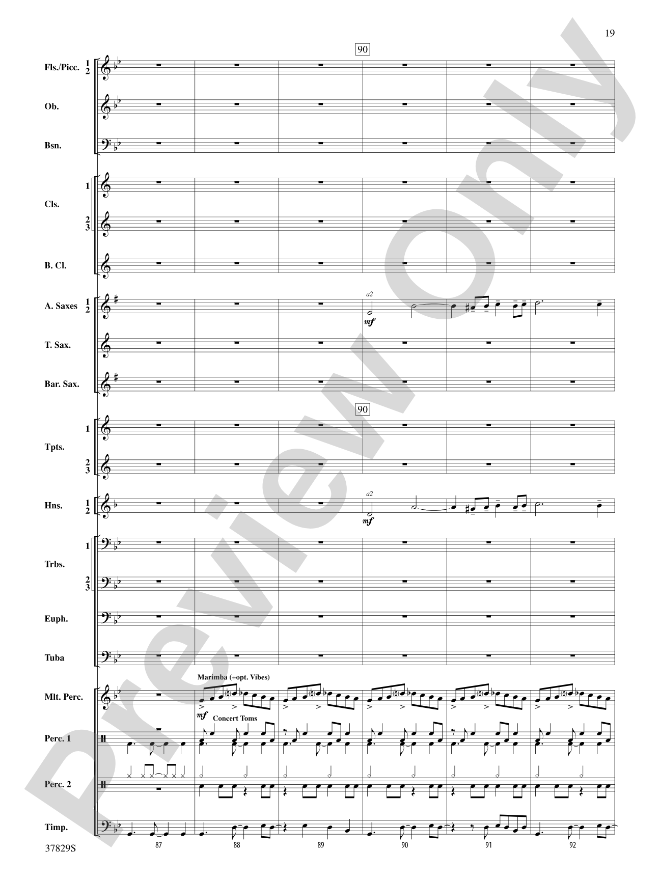 Vertigo: Concert Band Conductor Score & Parts