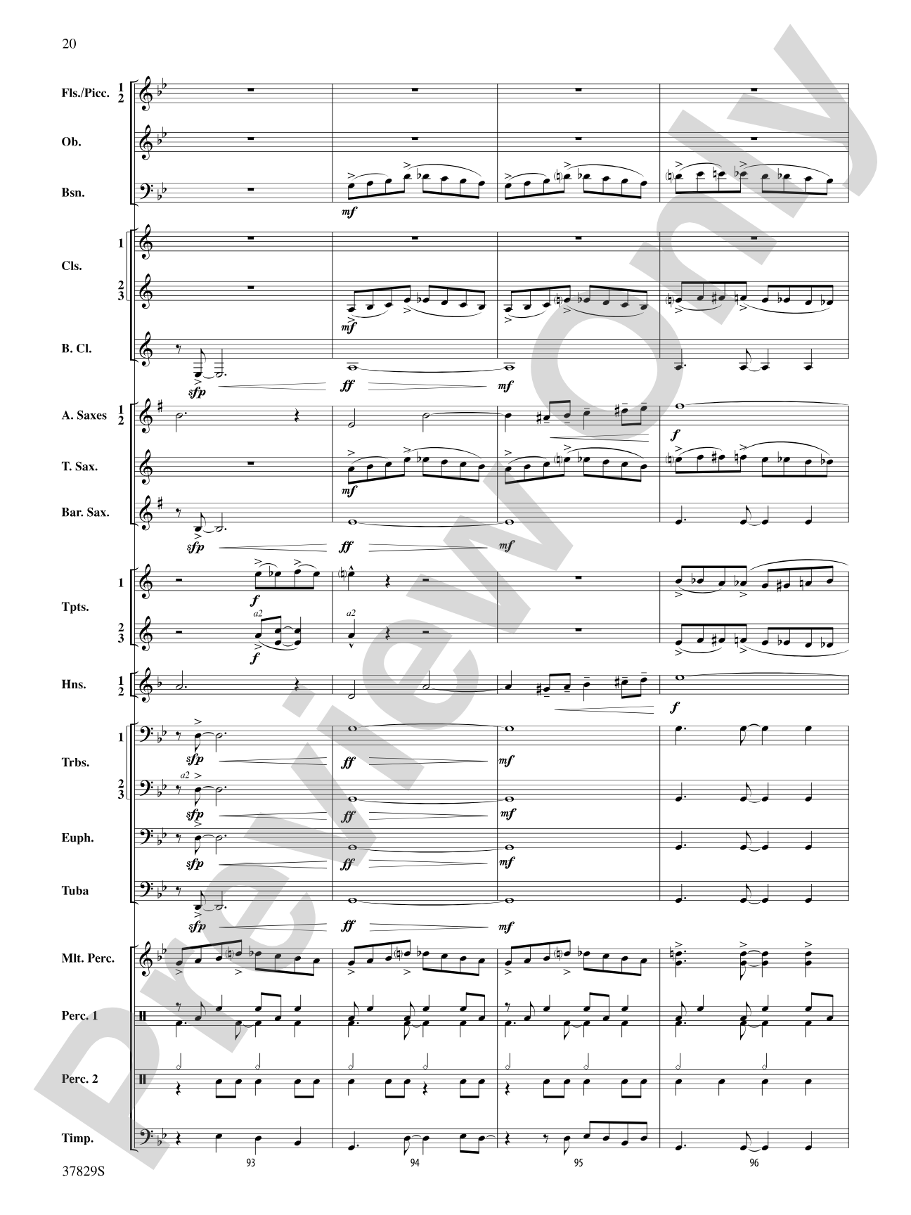 Vertigo: Concert Band Conductor Score & Parts