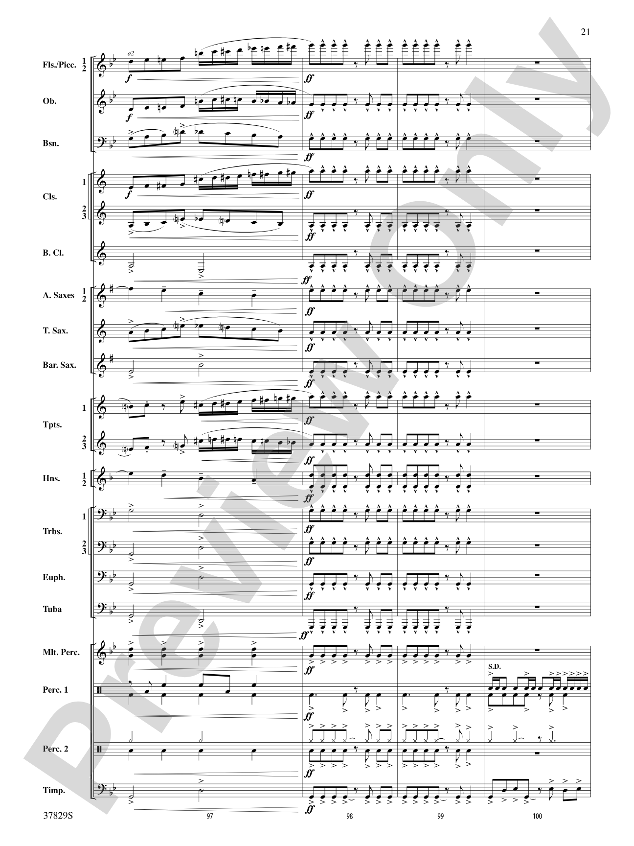 Vertigo: Concert Band Conductor Score & Parts