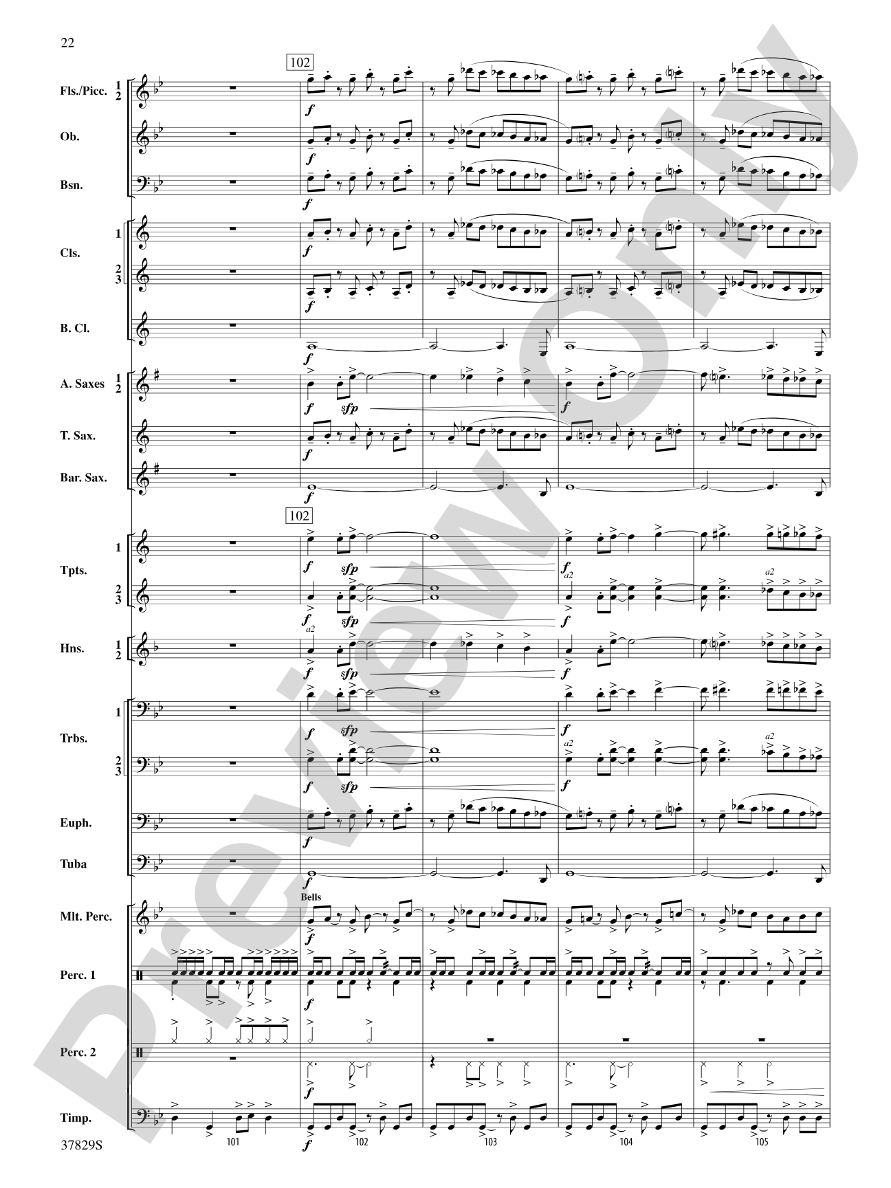 Vertigo: Concert Band Conductor Score & Parts