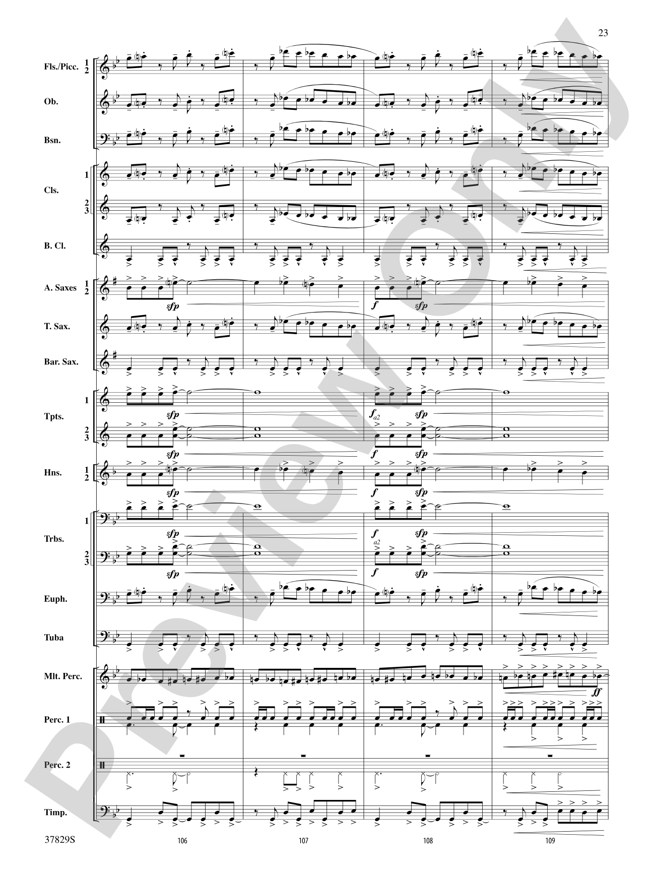 Vertigo: Concert Band Conductor Score & Parts