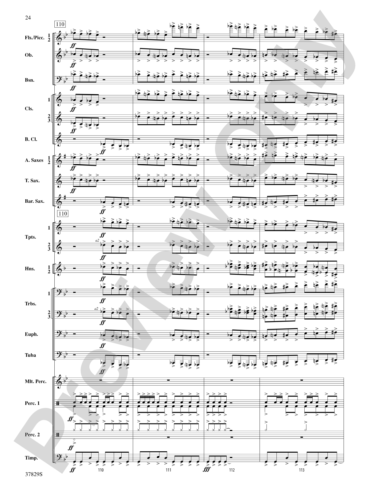Vertigo: Concert Band Conductor Score & Parts