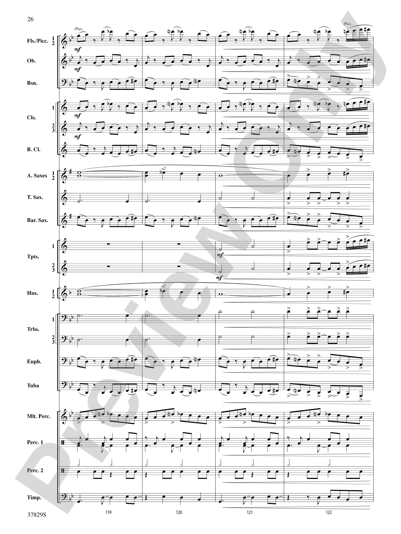 Vertigo: Concert Band Conductor Score & Parts