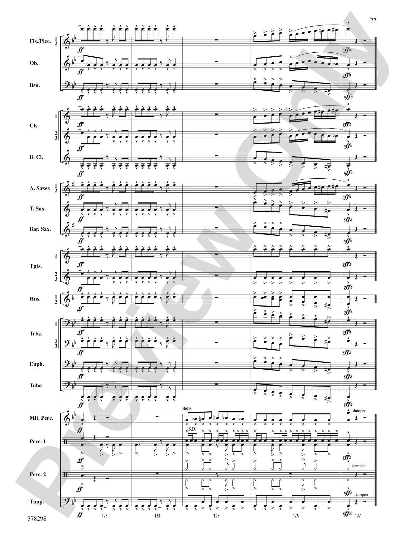 Vertigo: Concert Band Conductor Score & Parts