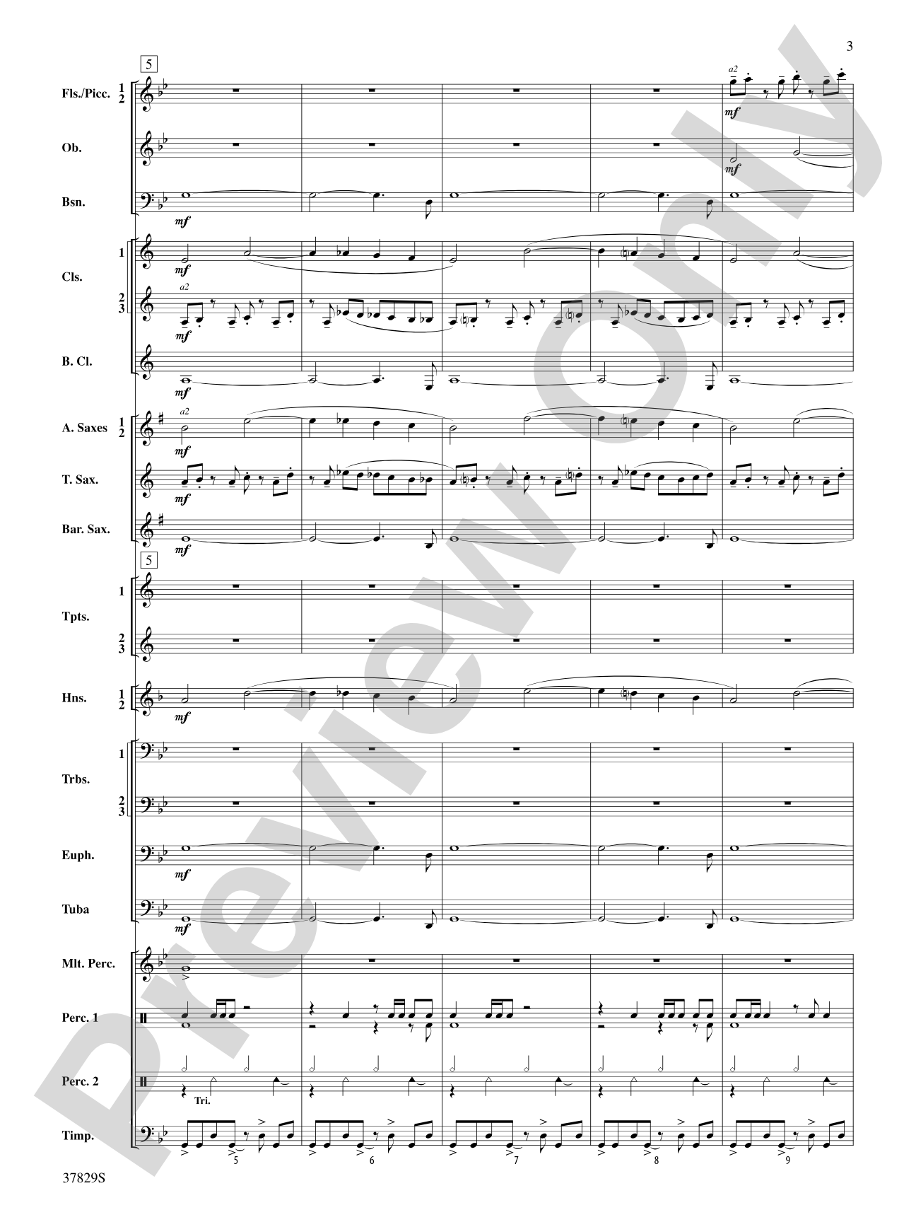 Vertigo: Concert Band Conductor Score & Parts