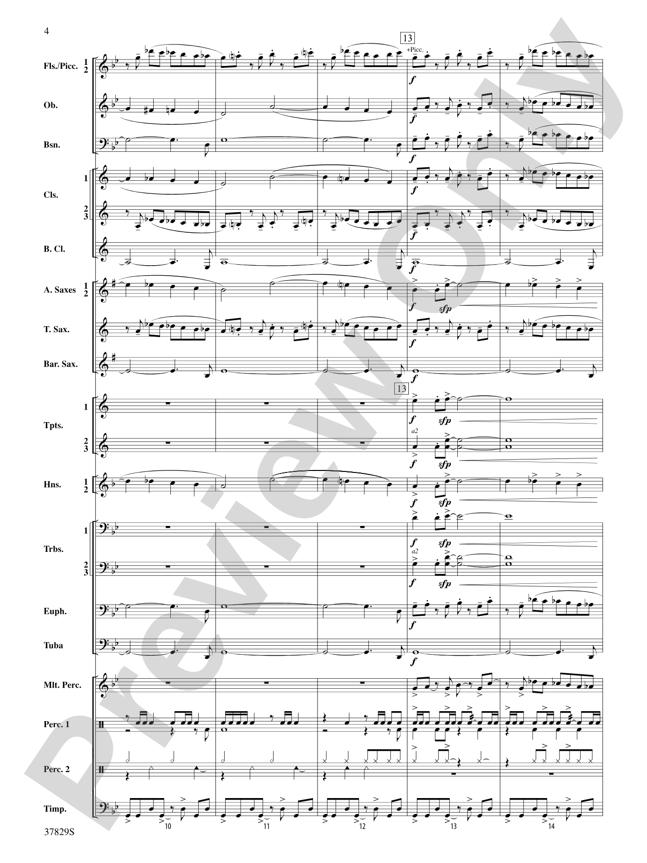 Vertigo: Concert Band Conductor Score & Parts
