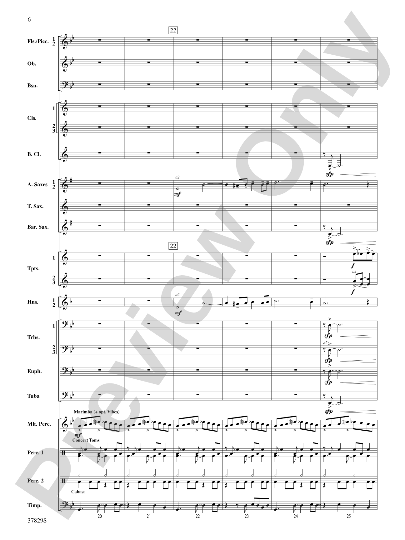 Vertigo: Concert Band Conductor Score & Parts