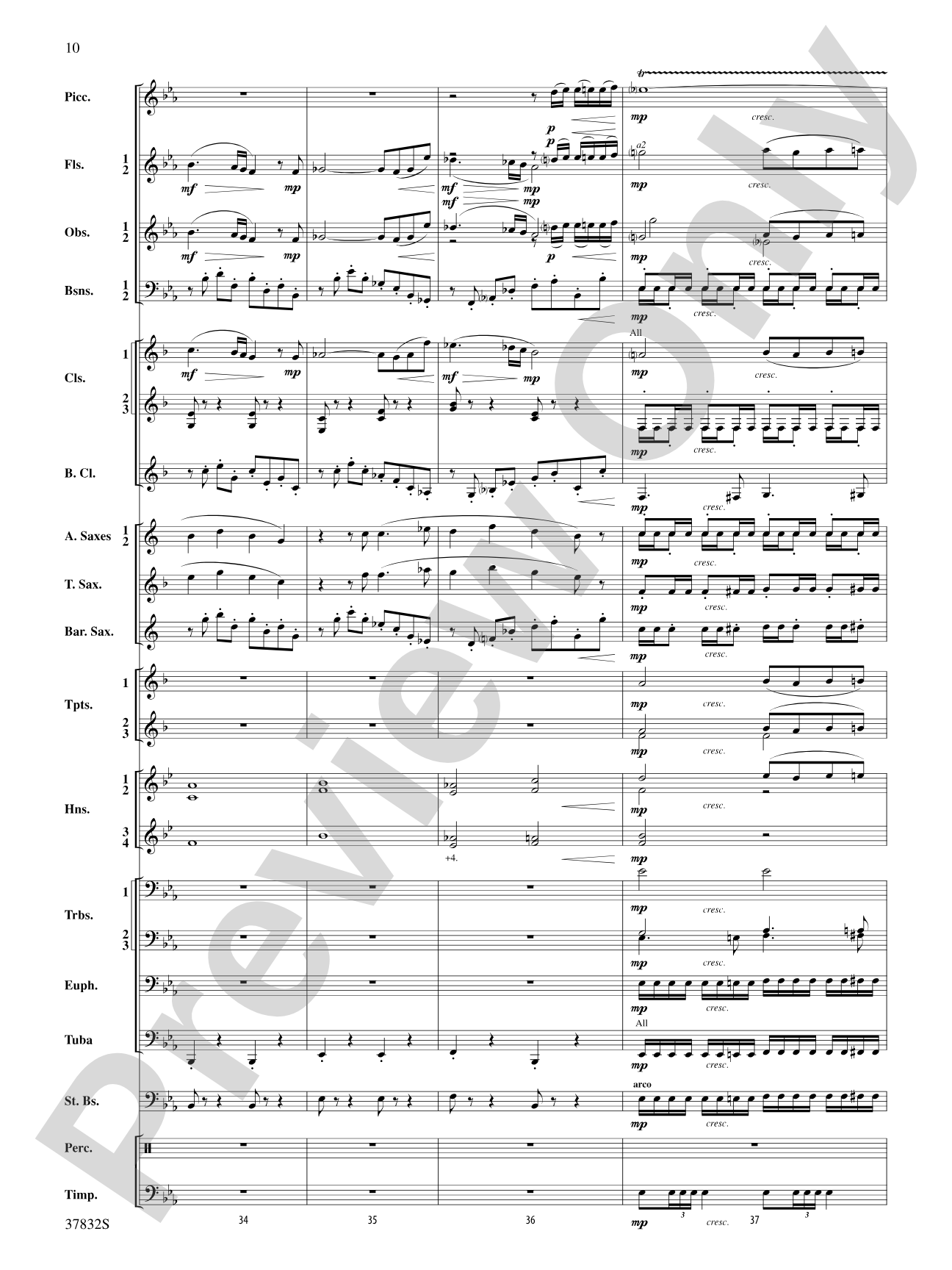 Triumphal March (from Aida): Score