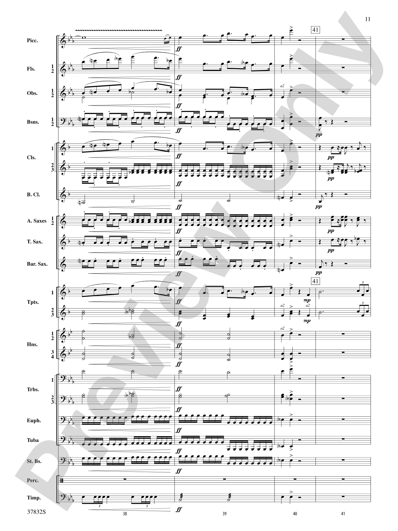 Triumphal March (from Aida): Score