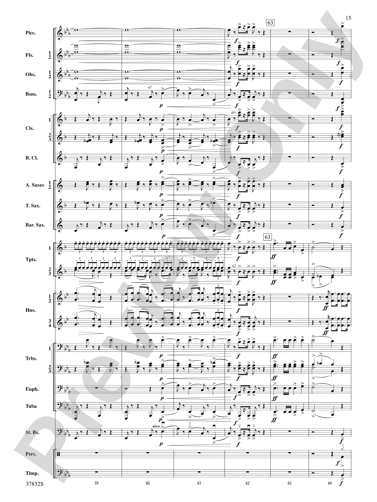 Triumphal March (from Aida): Score