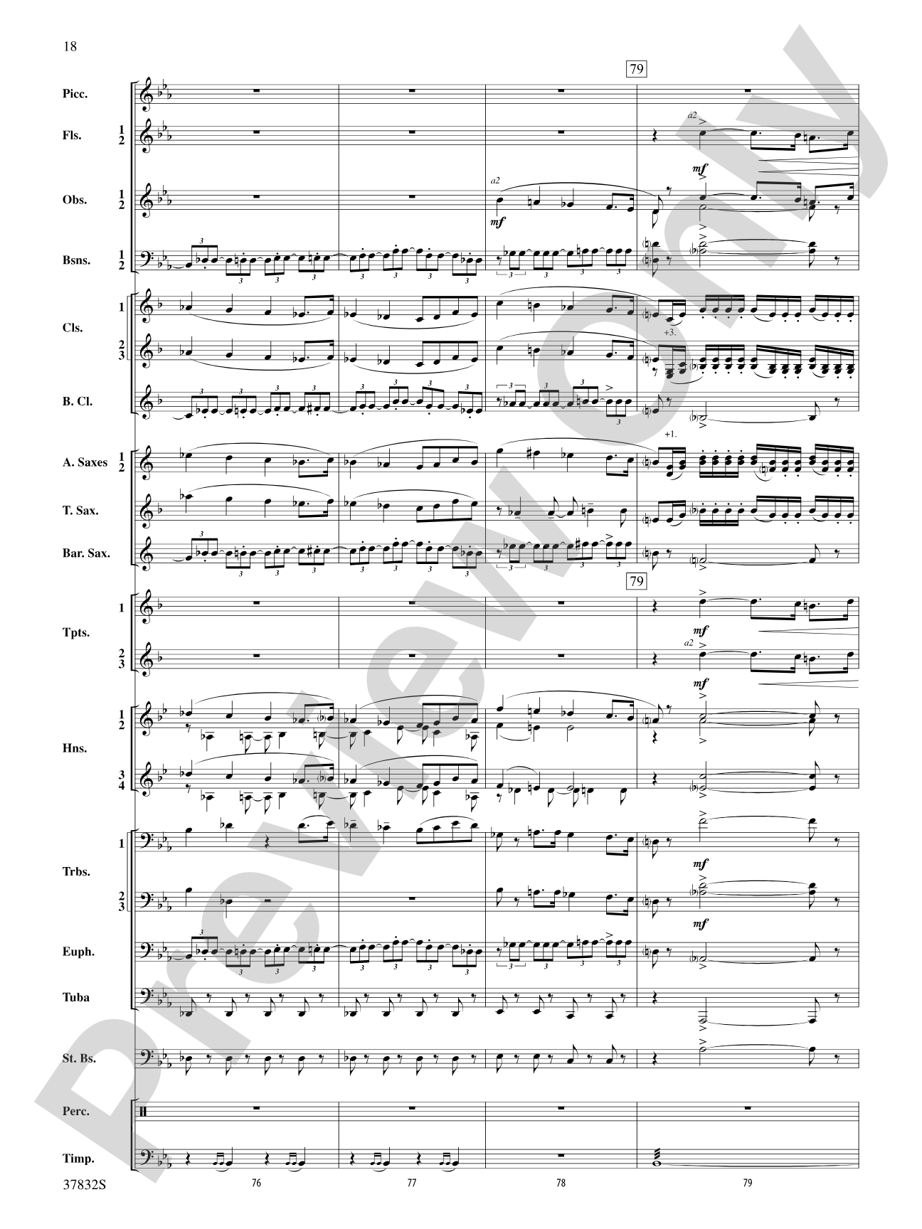 Triumphal March (from Aida): Score