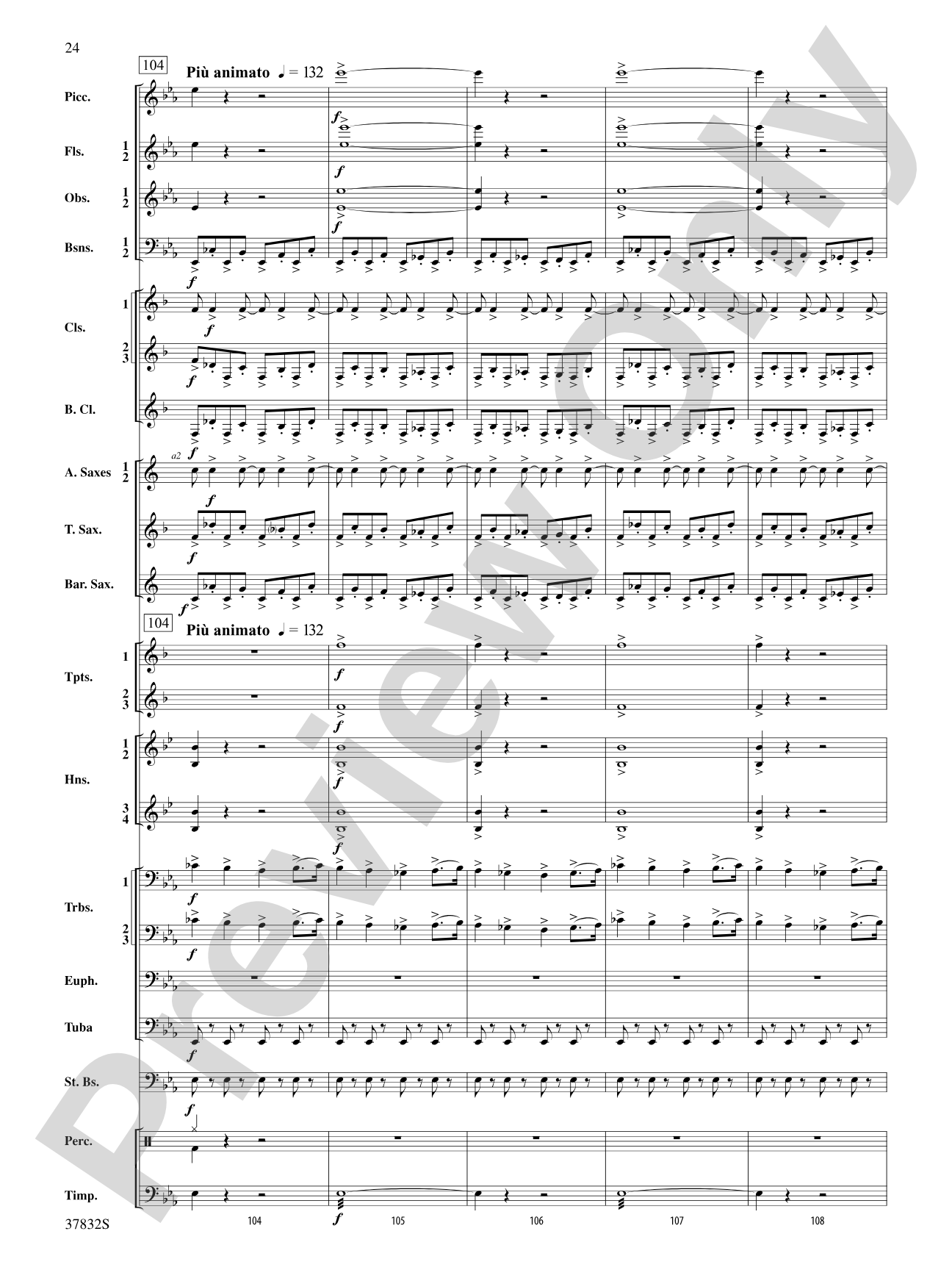 Triumphal March (from Aida): Score