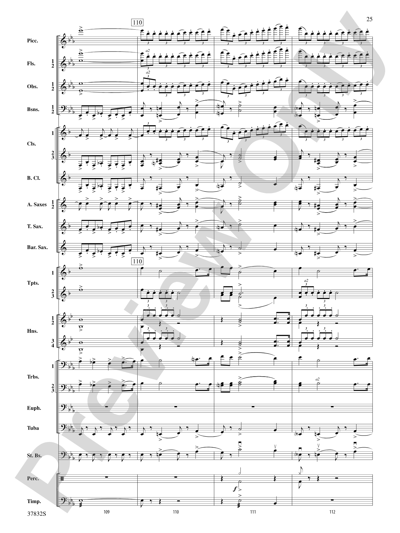 Triumphal March (from Aida): Score
