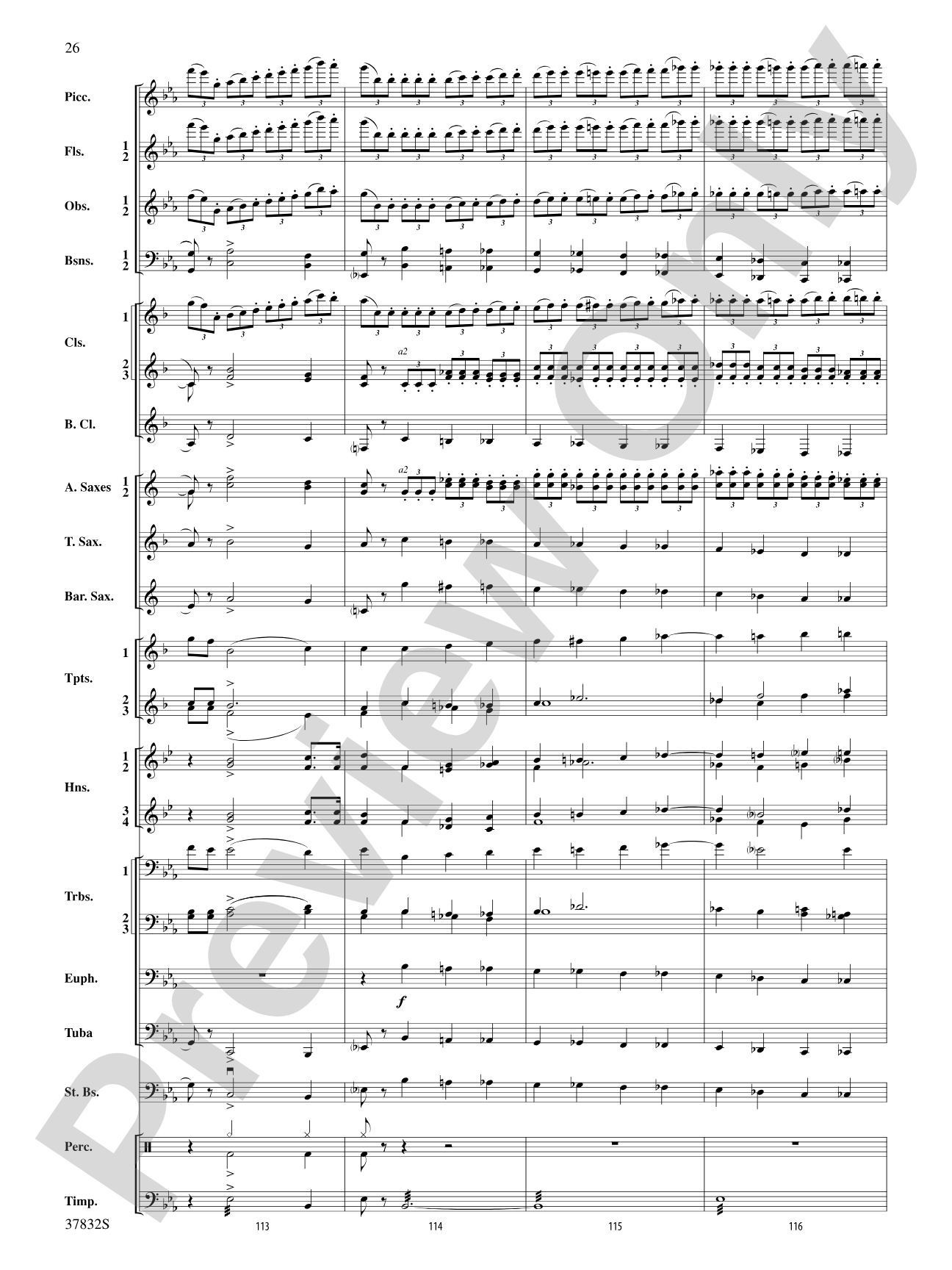 Triumphal March (from Aida): Score