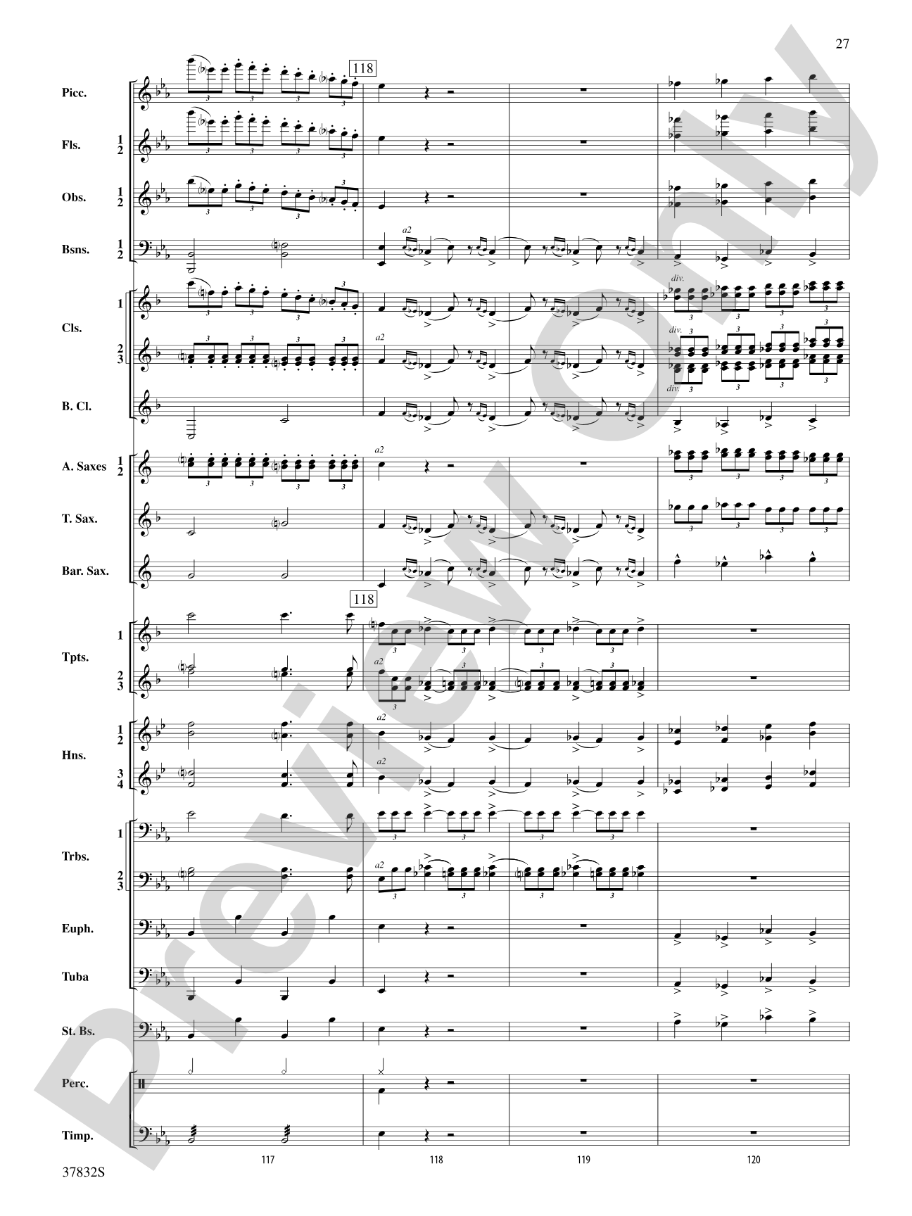 Triumphal March (from Aida): Score