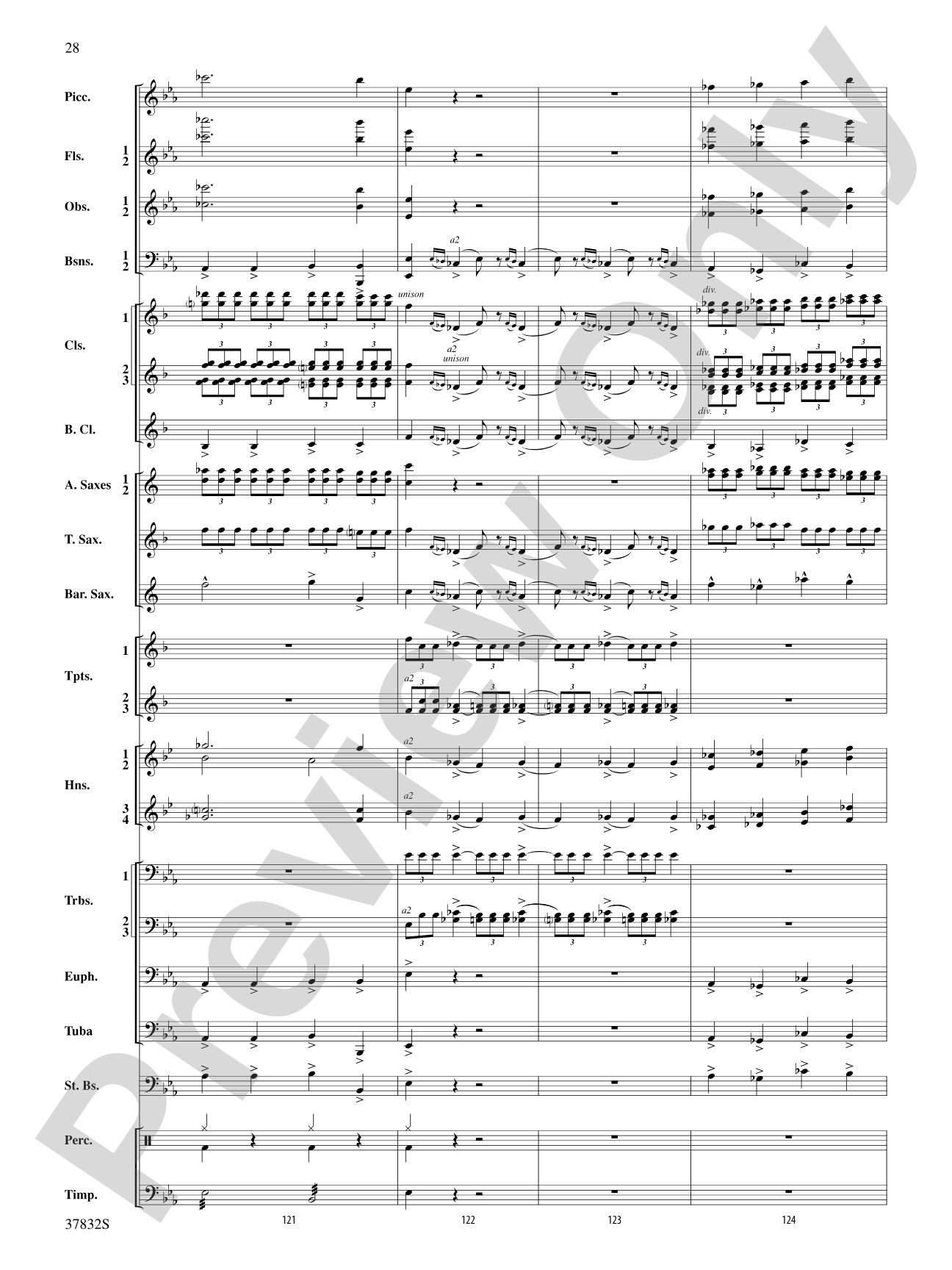 Triumphal March (from Aida): Score
