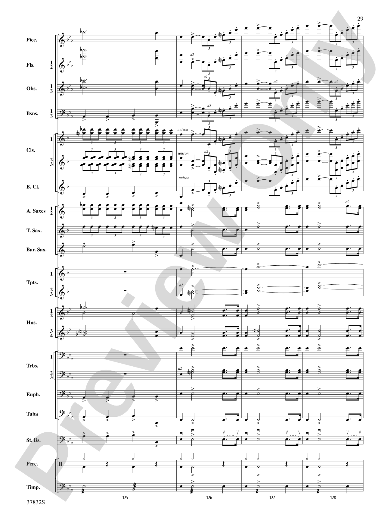 Triumphal March (from Aida): Score