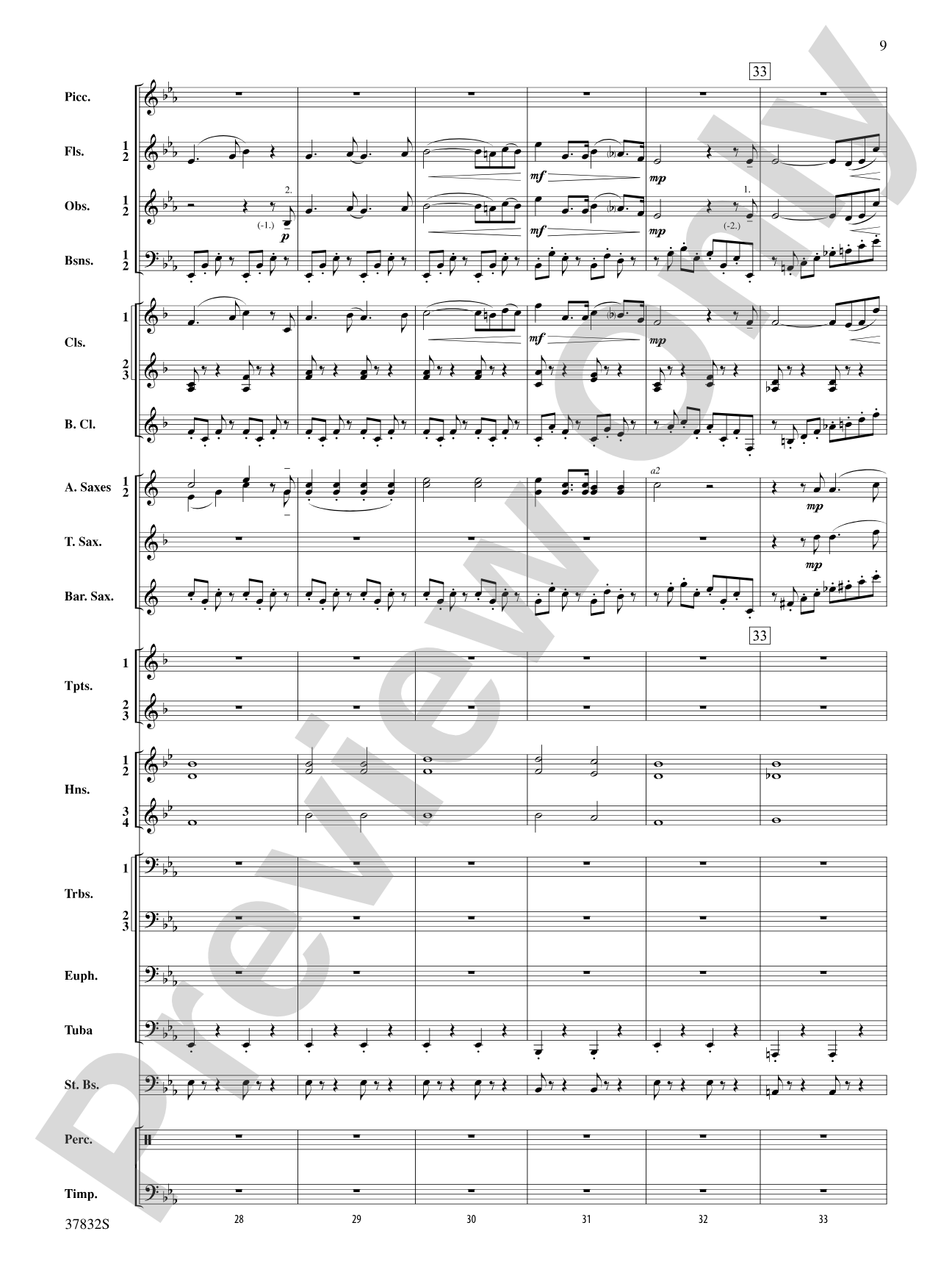 Triumphal March (from Aida): Score