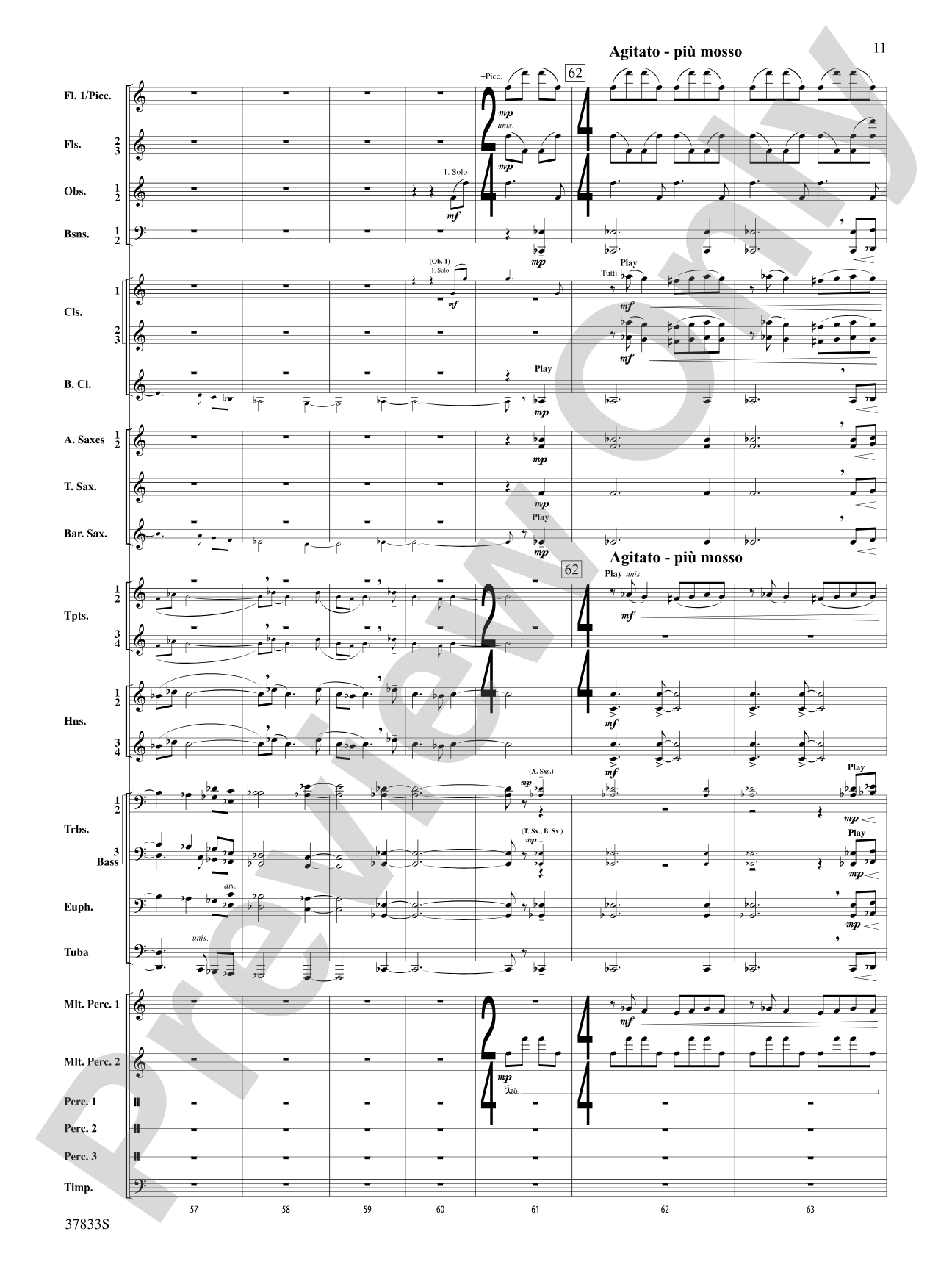 Symphonic Essay: Score