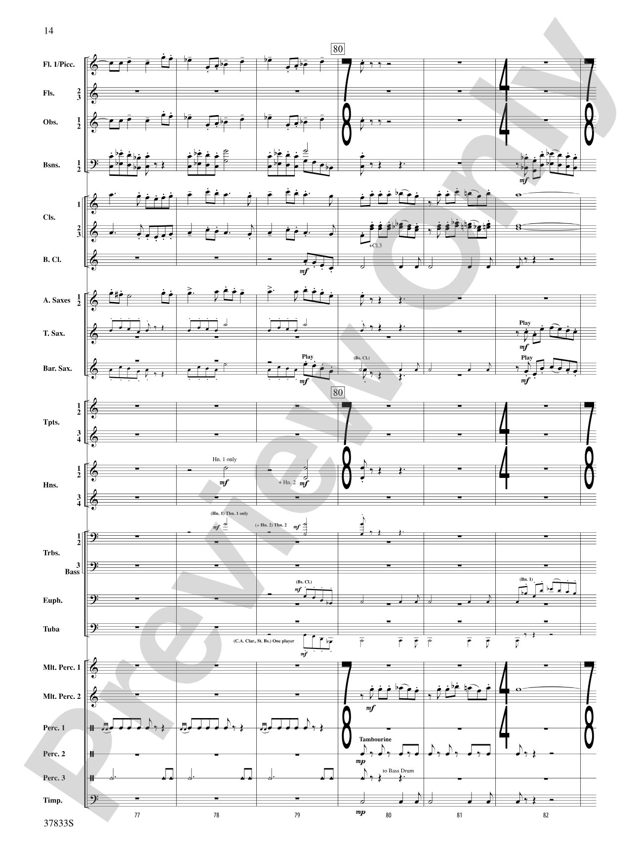 Symphonic Essay: Score