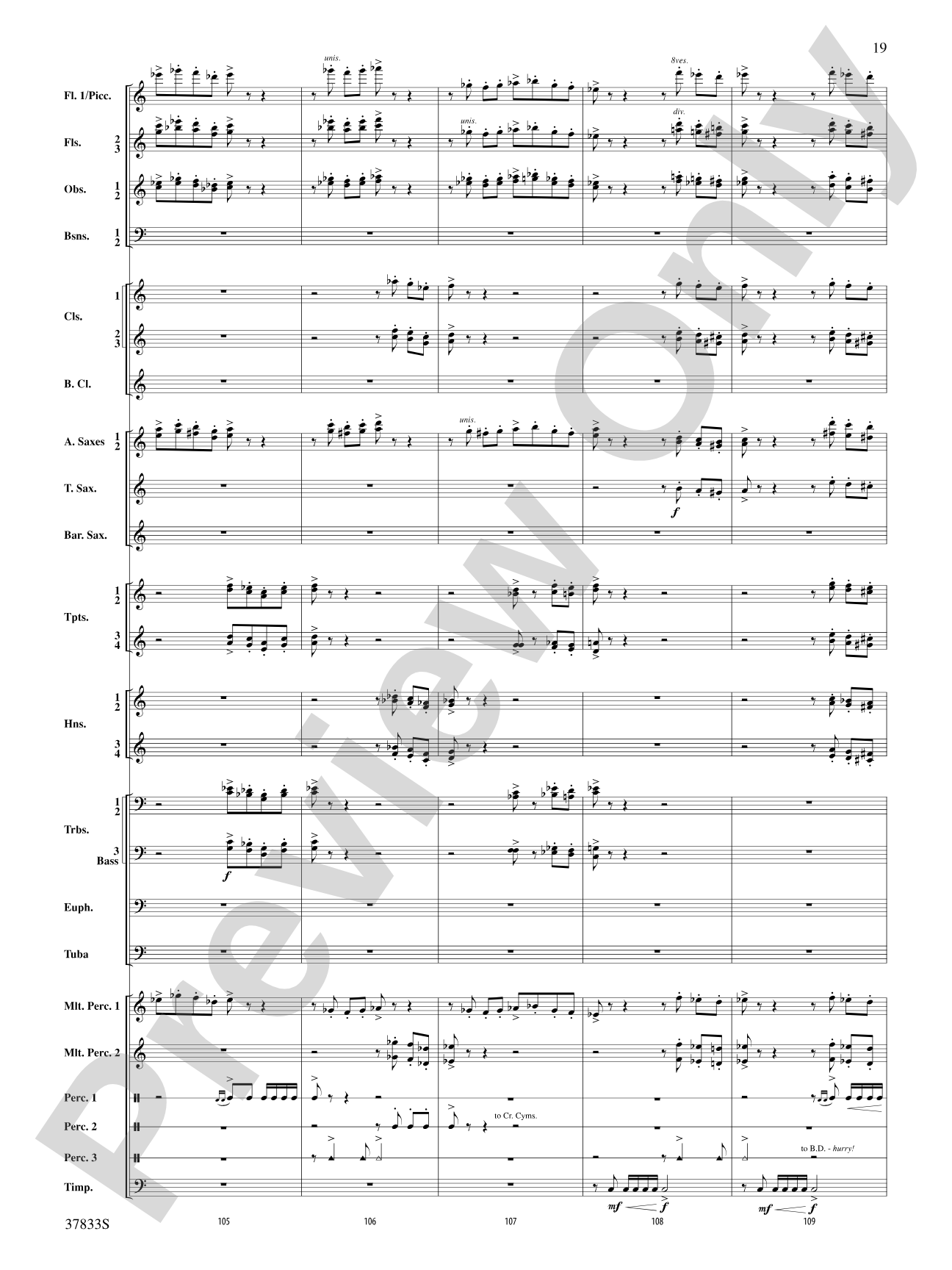 Symphonic Essay: Score