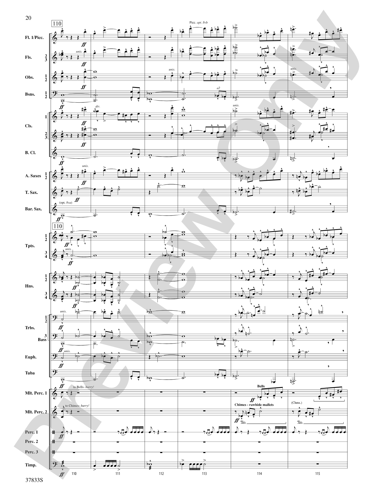 Symphonic Essay: Score