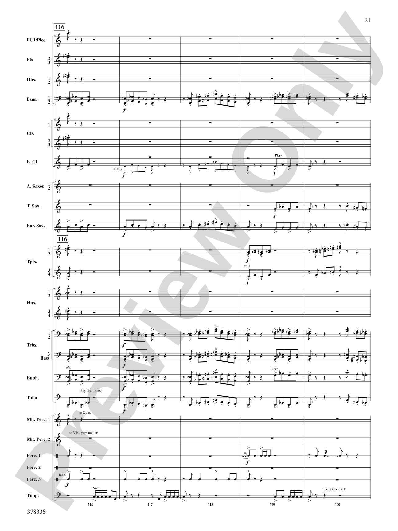 Symphonic Essay: Score