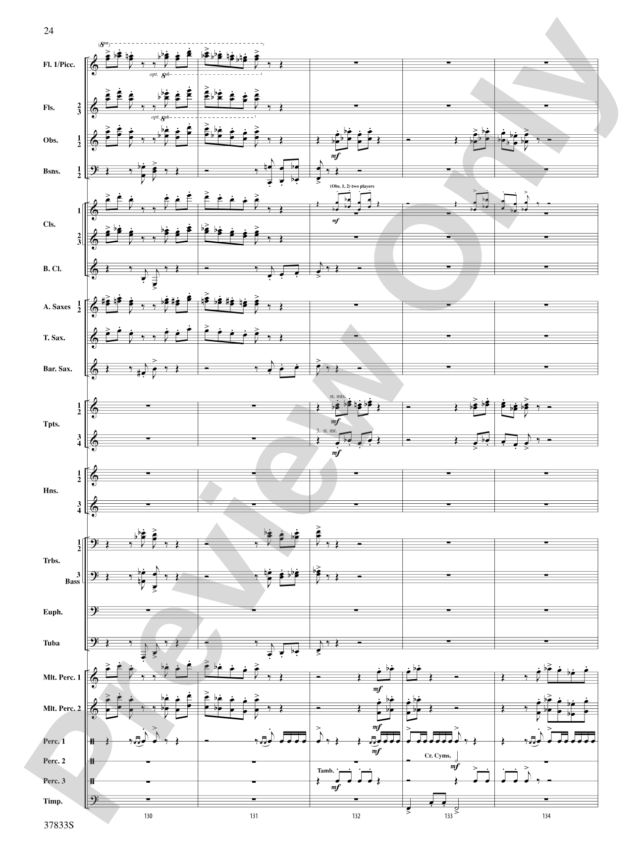 Symphonic Essay: Score