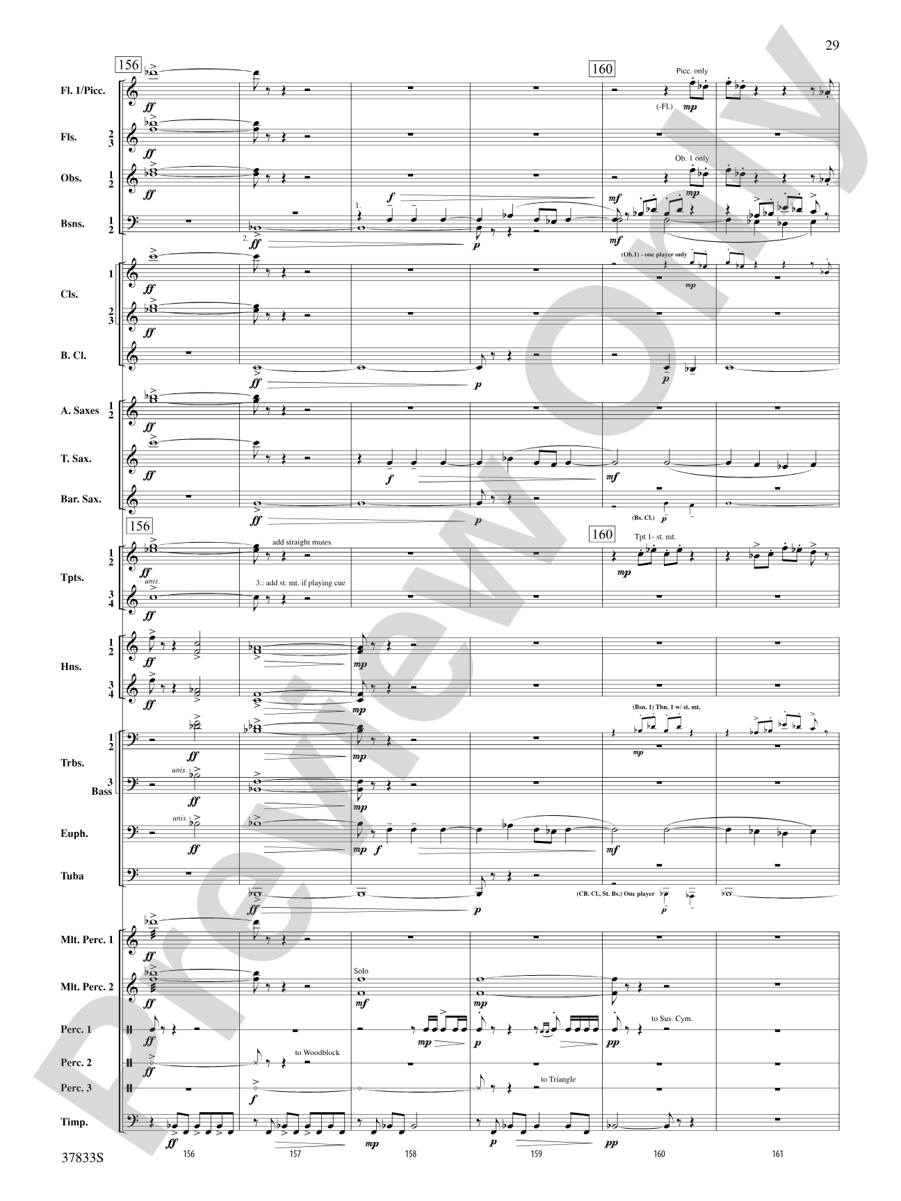 Symphonic Essay: Score