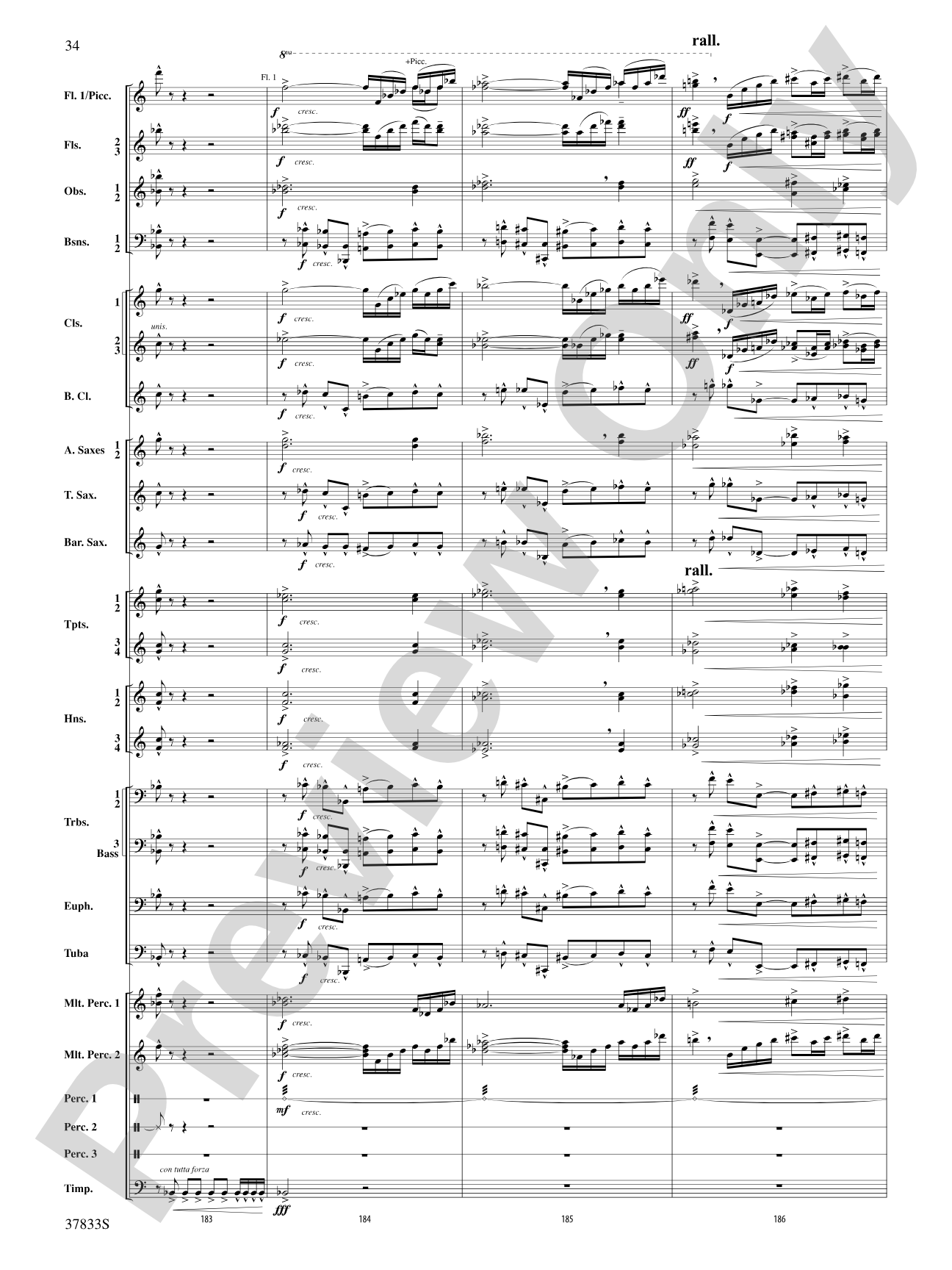 Symphonic Essay: Score