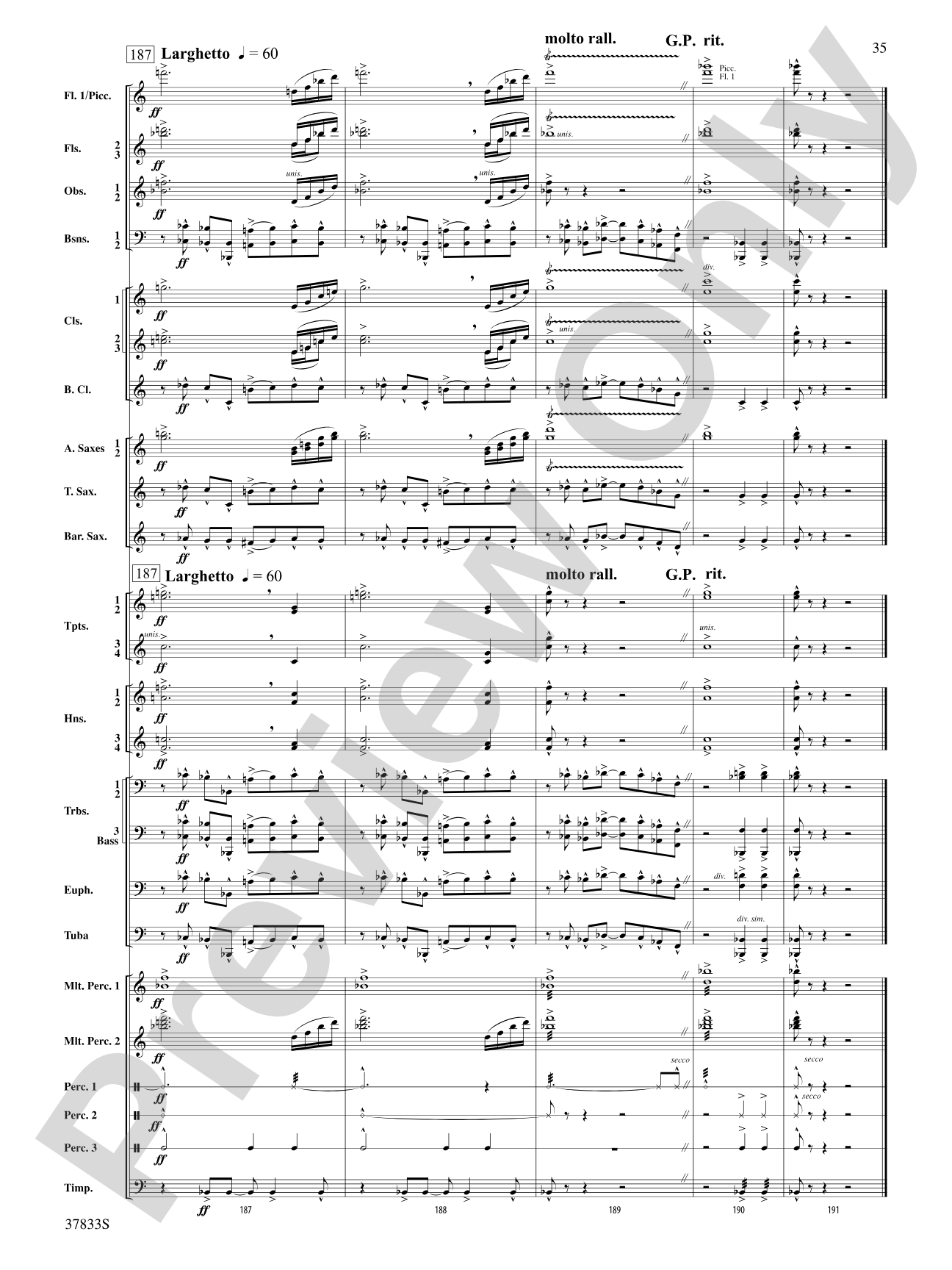 Symphonic Essay: Score
