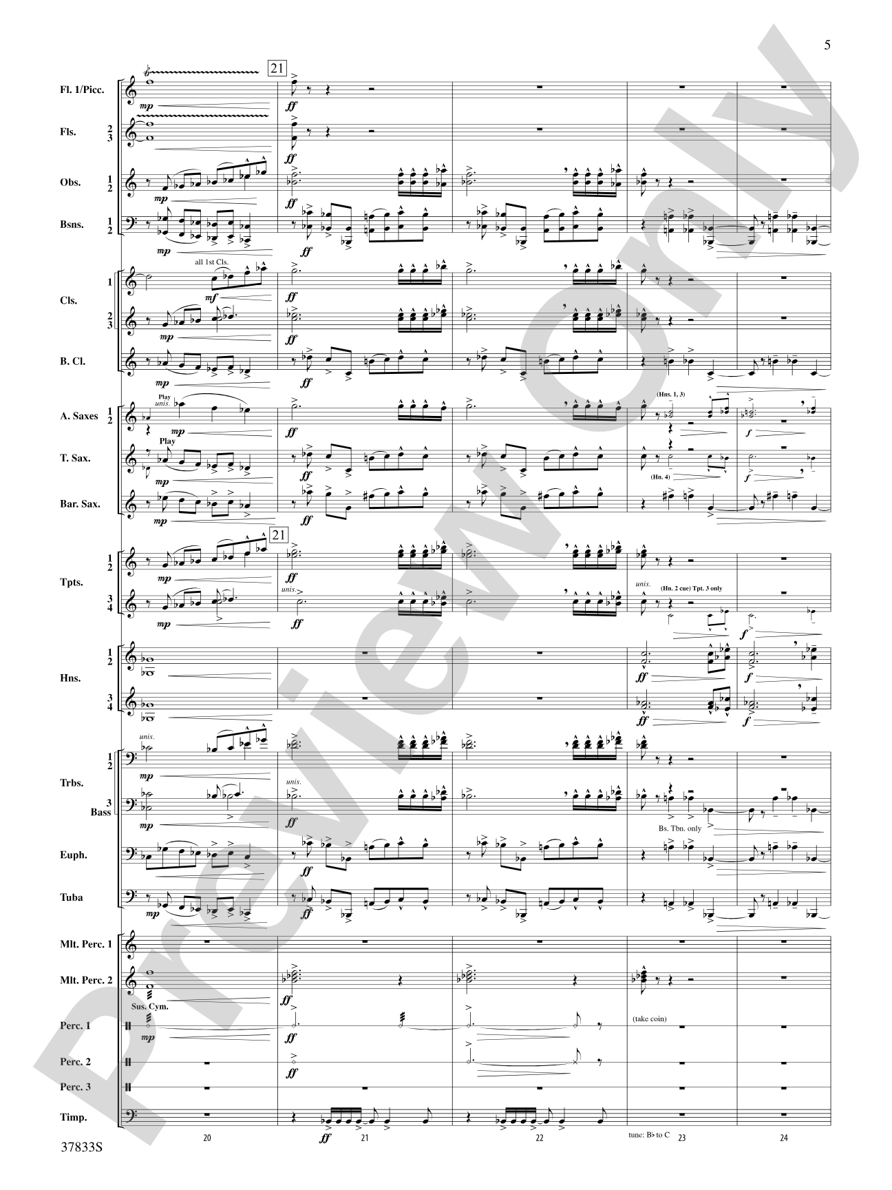 Symphonic Essay: Score