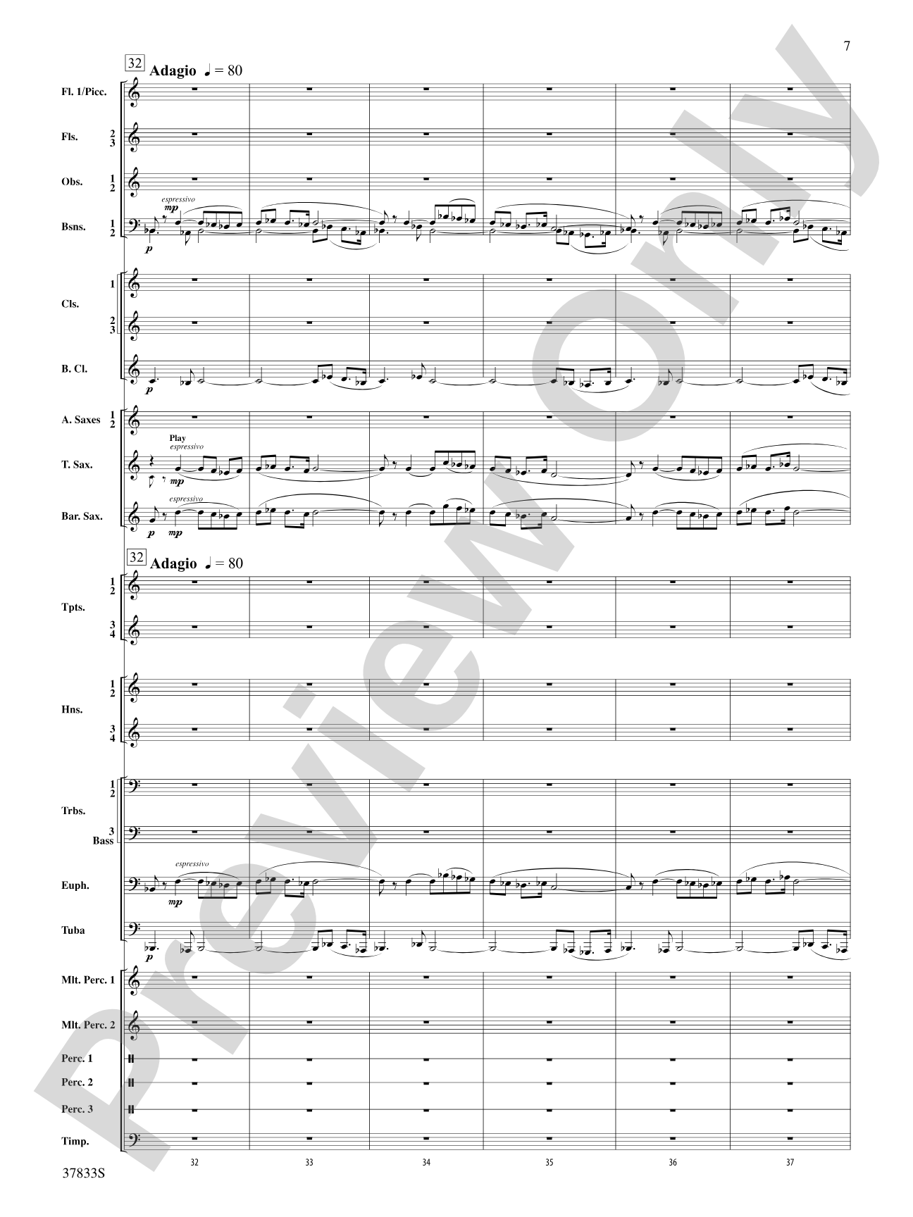 Symphonic Essay: Score