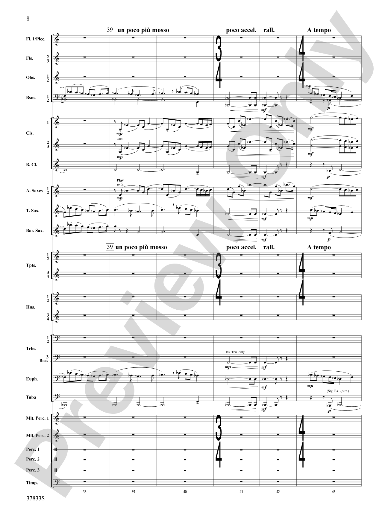 Symphonic Essay: Score
