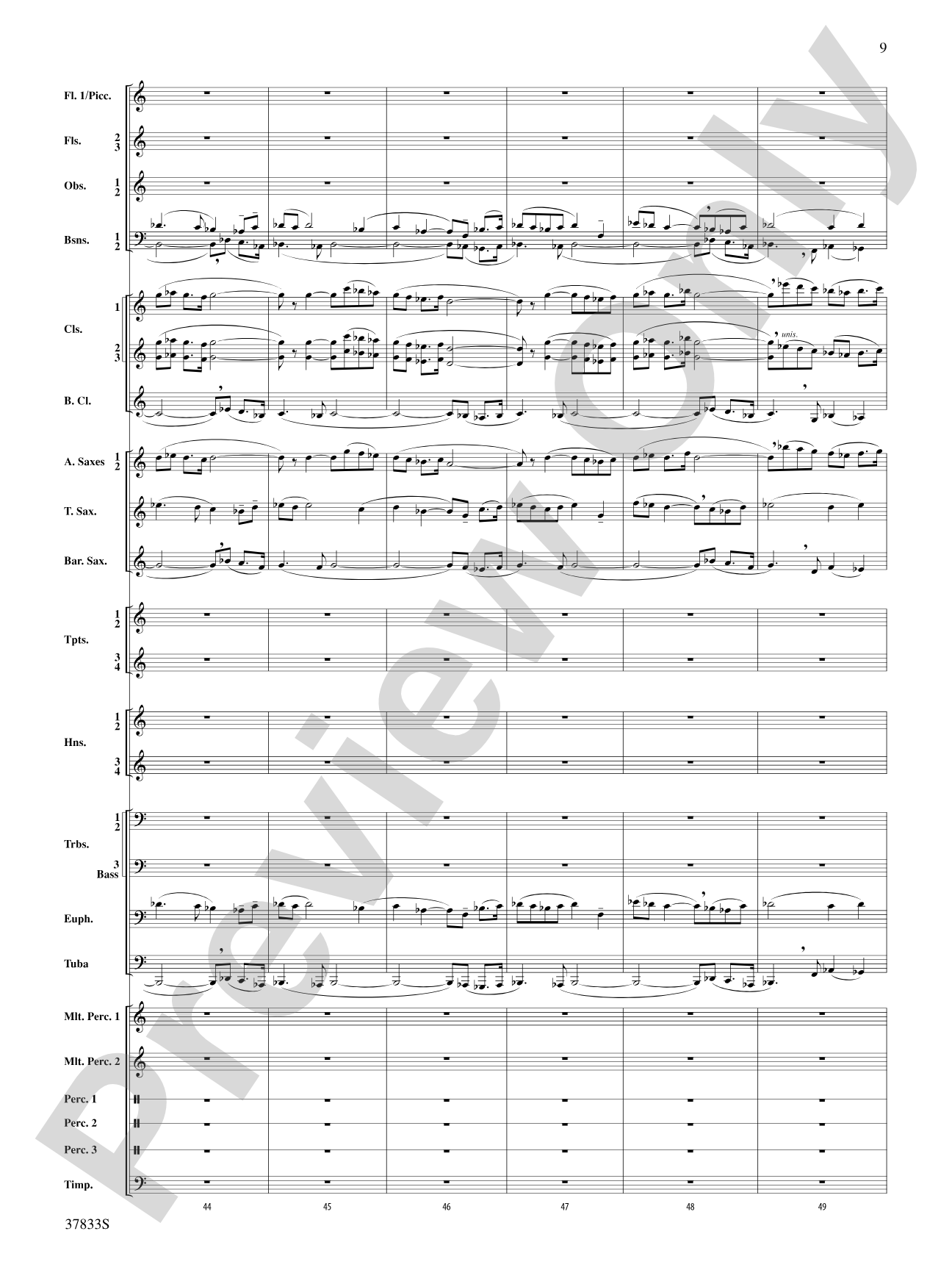 Symphonic Essay: Score