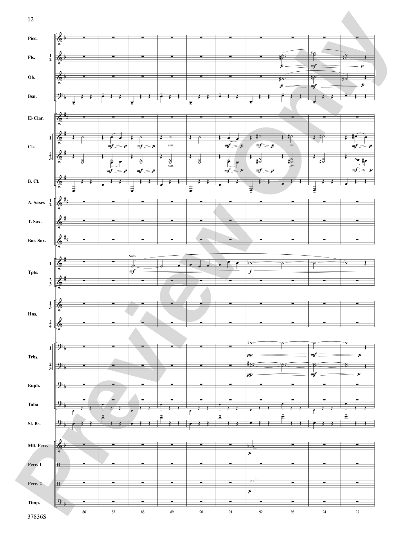 Smoke and Mirrors: Concert Band Conductor Score & Parts
