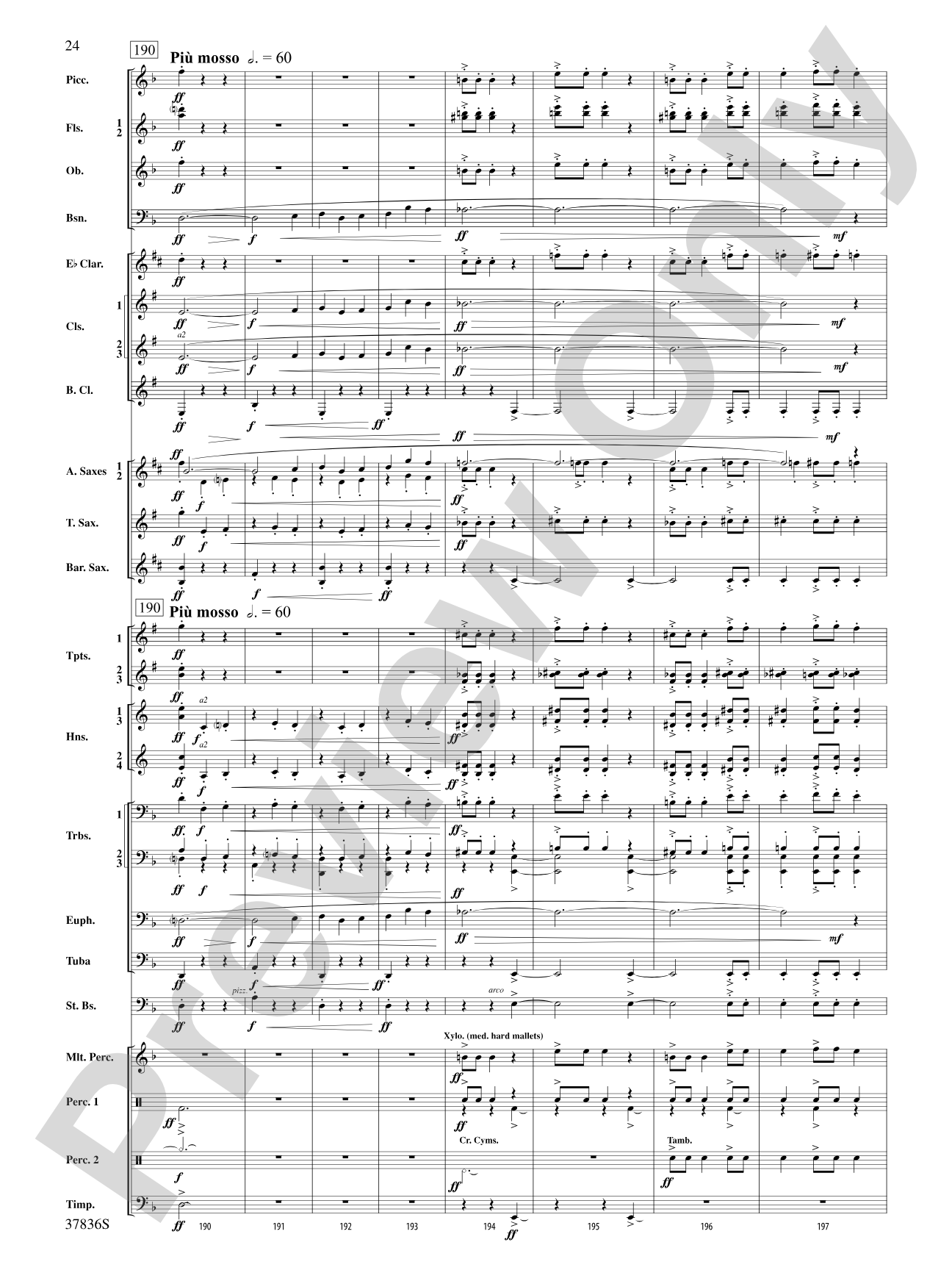 Smoke and Mirrors: Concert Band Conductor Score & Parts