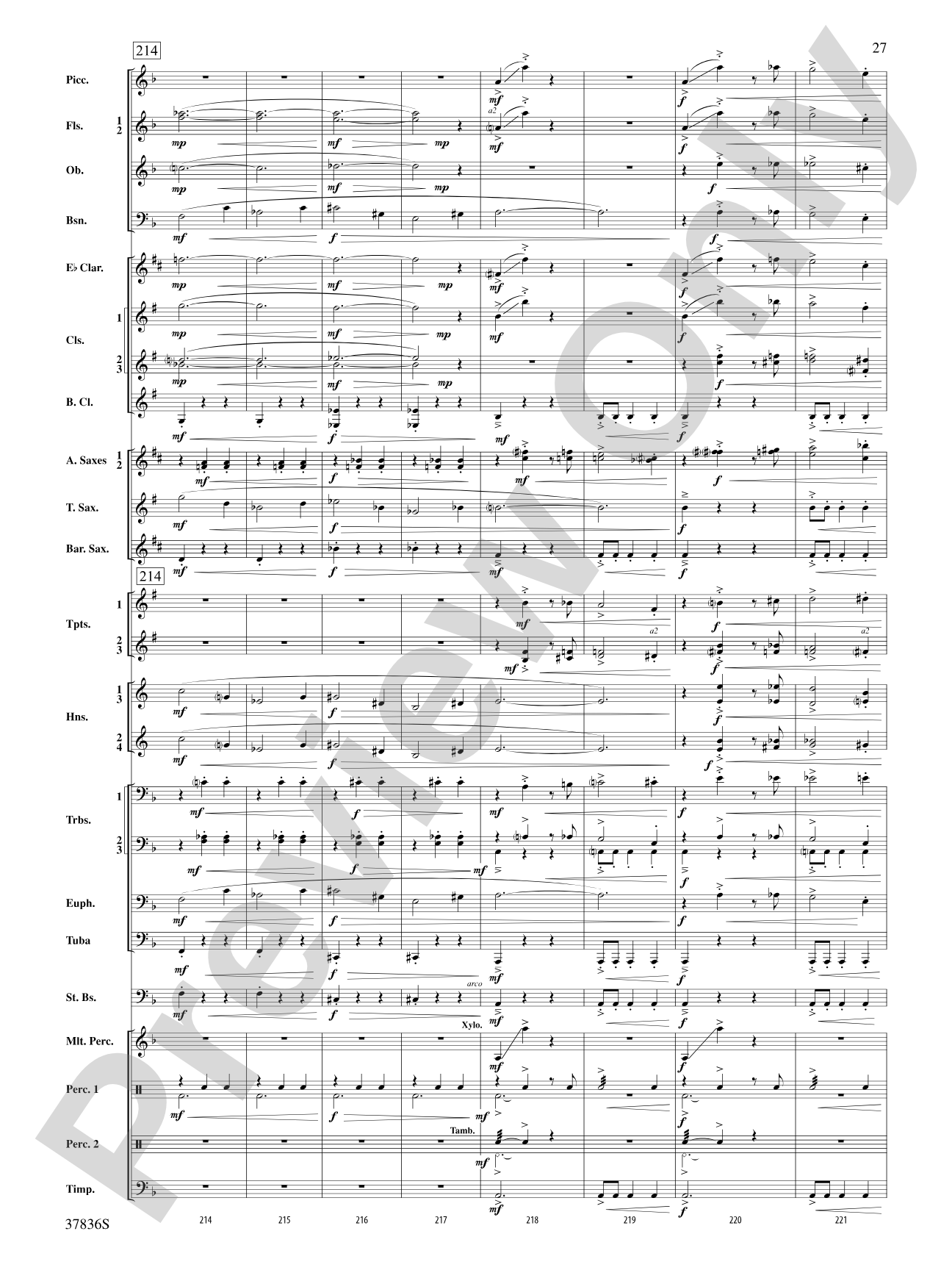 Smoke and Mirrors: Concert Band Conductor Score & Parts
