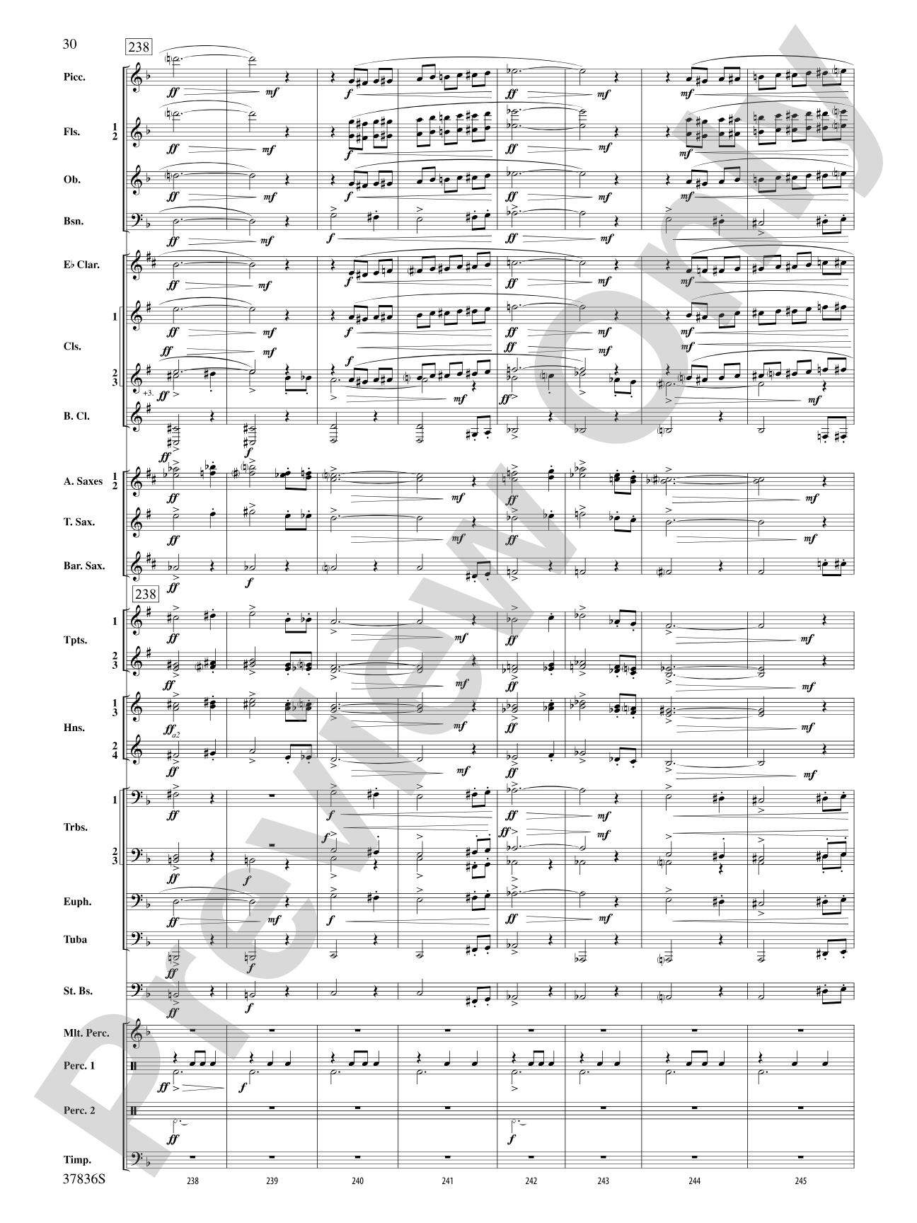 Smoke and Mirrors: Concert Band Conductor Score & Parts