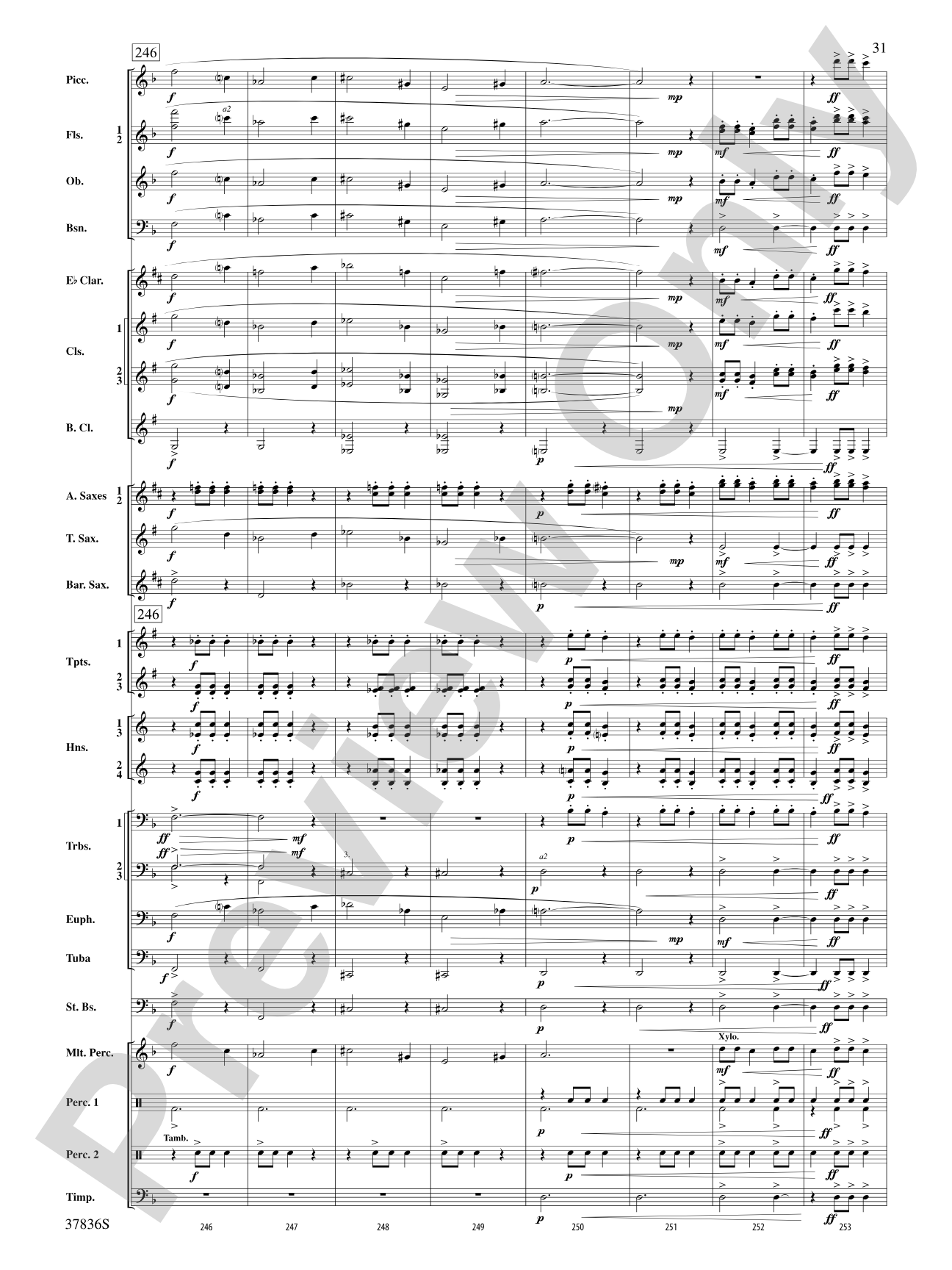 Smoke and Mirrors: Concert Band Conductor Score & Parts
